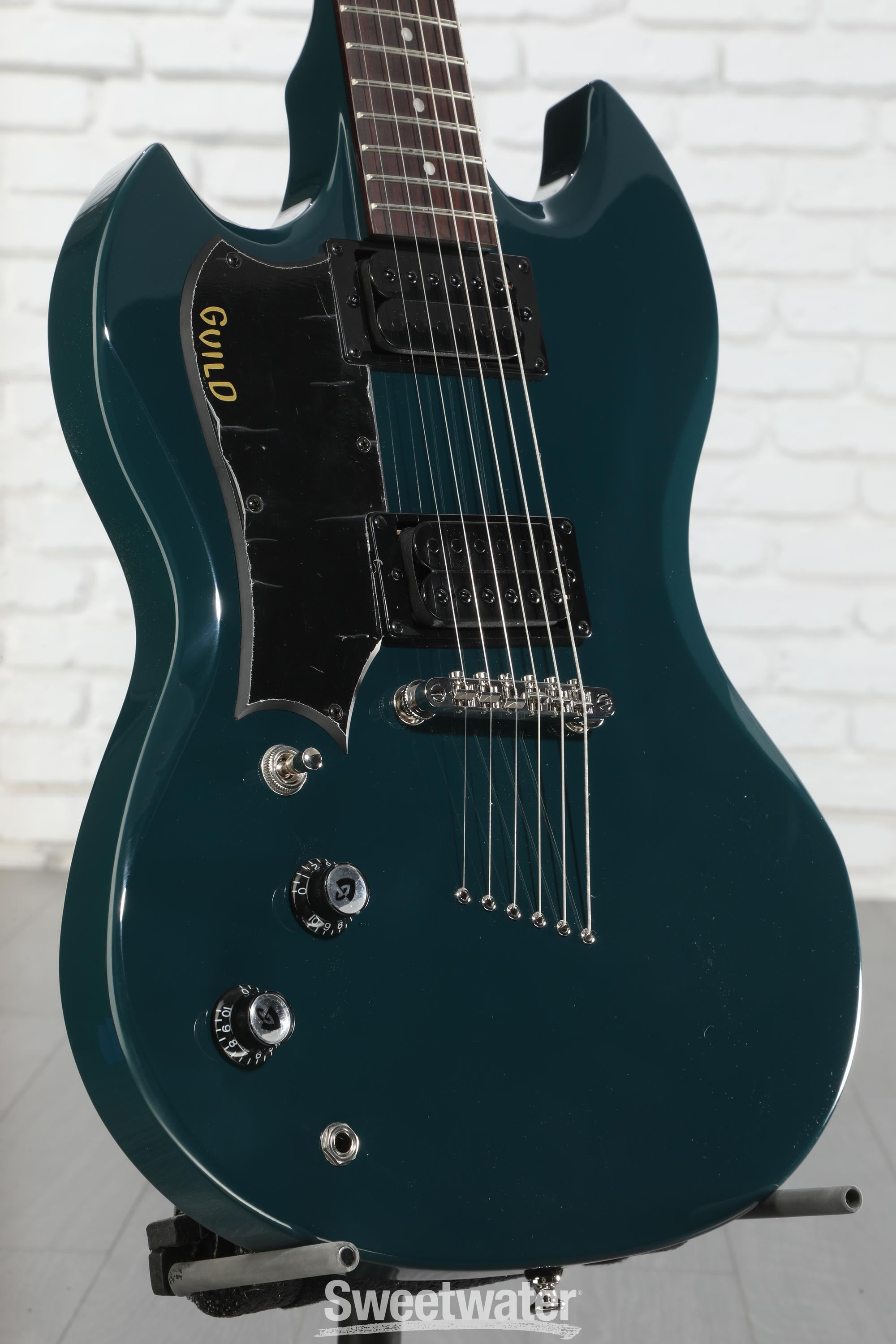 Photo of Guild Polara Left-handed Electric Guitar - Blue Steel