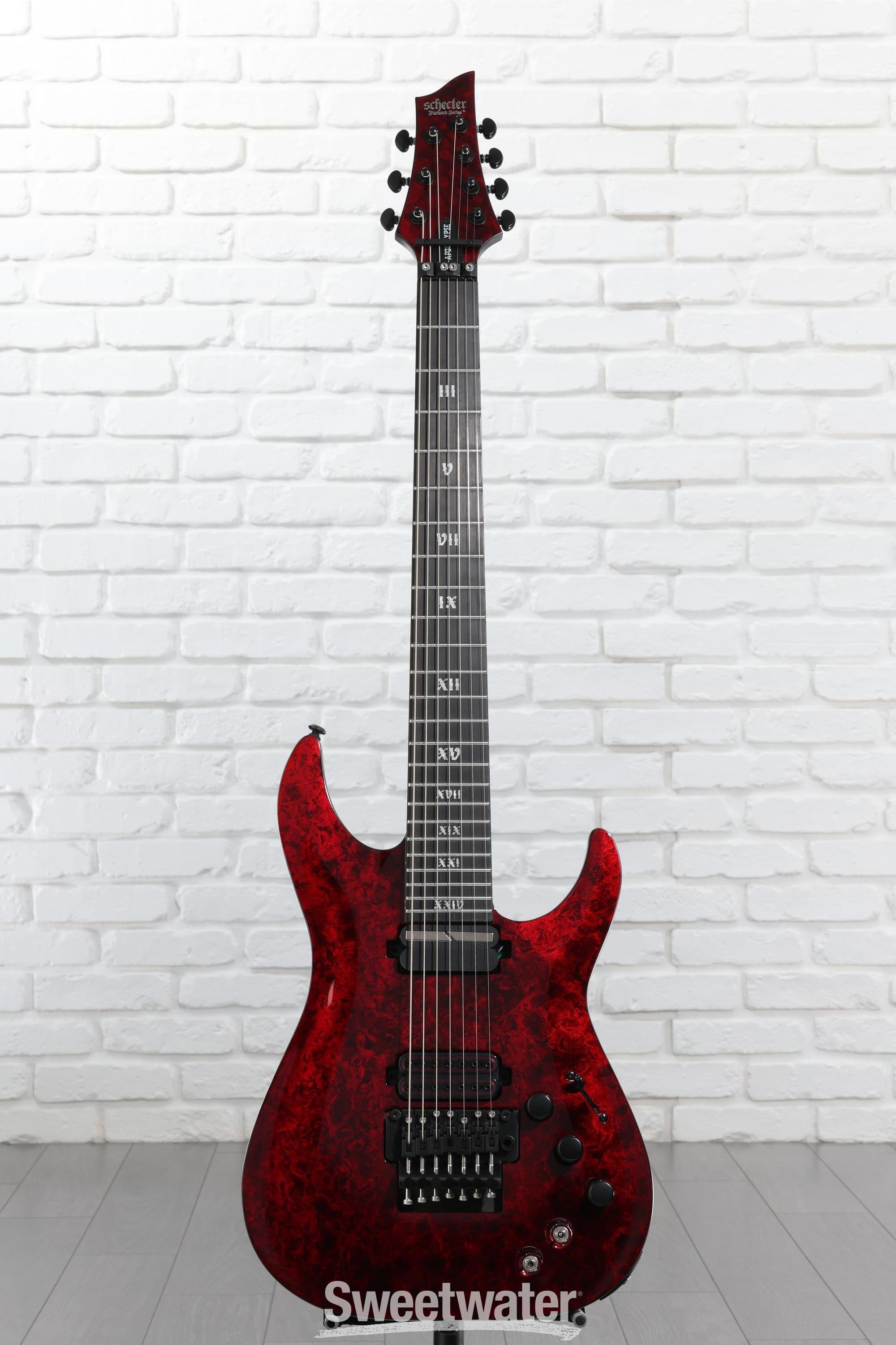 Schecter C-7 FR-S Apocalypse Electric Guitar - Red Reign | Sweetwater