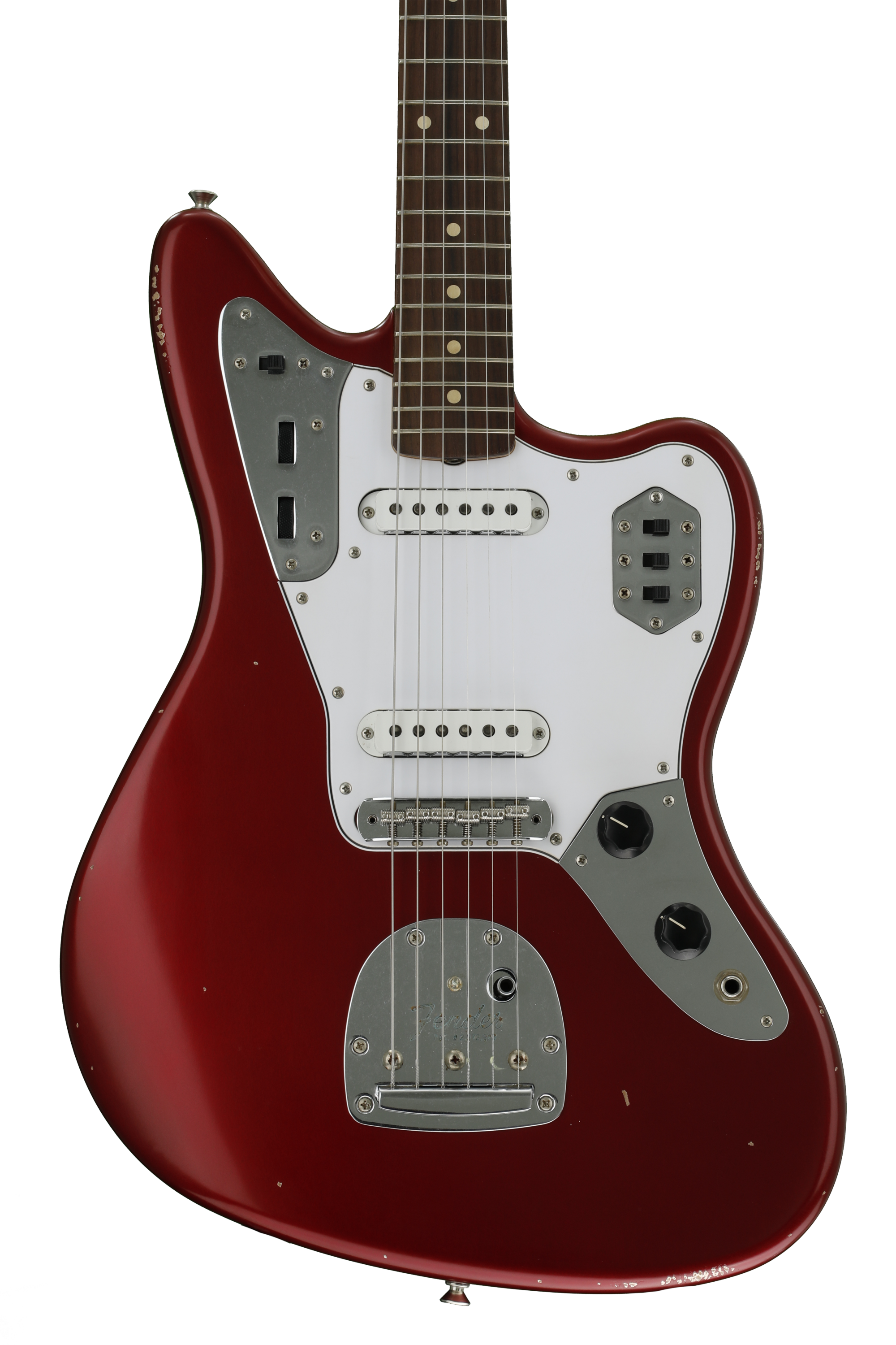 ギター fender jaguar road worn Fender Road Worn '60s Jaguar - Candy Apple Red with Rosewood