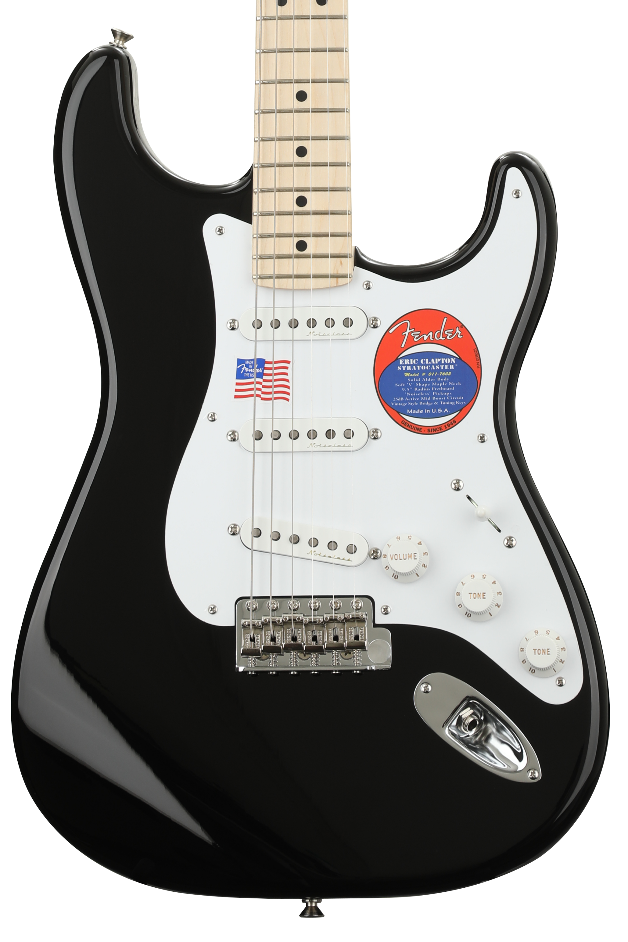 Fender Eric Clapton Stratocaster - Black with Maple Fender Eric Clapton Stratocaster - Black with Maple