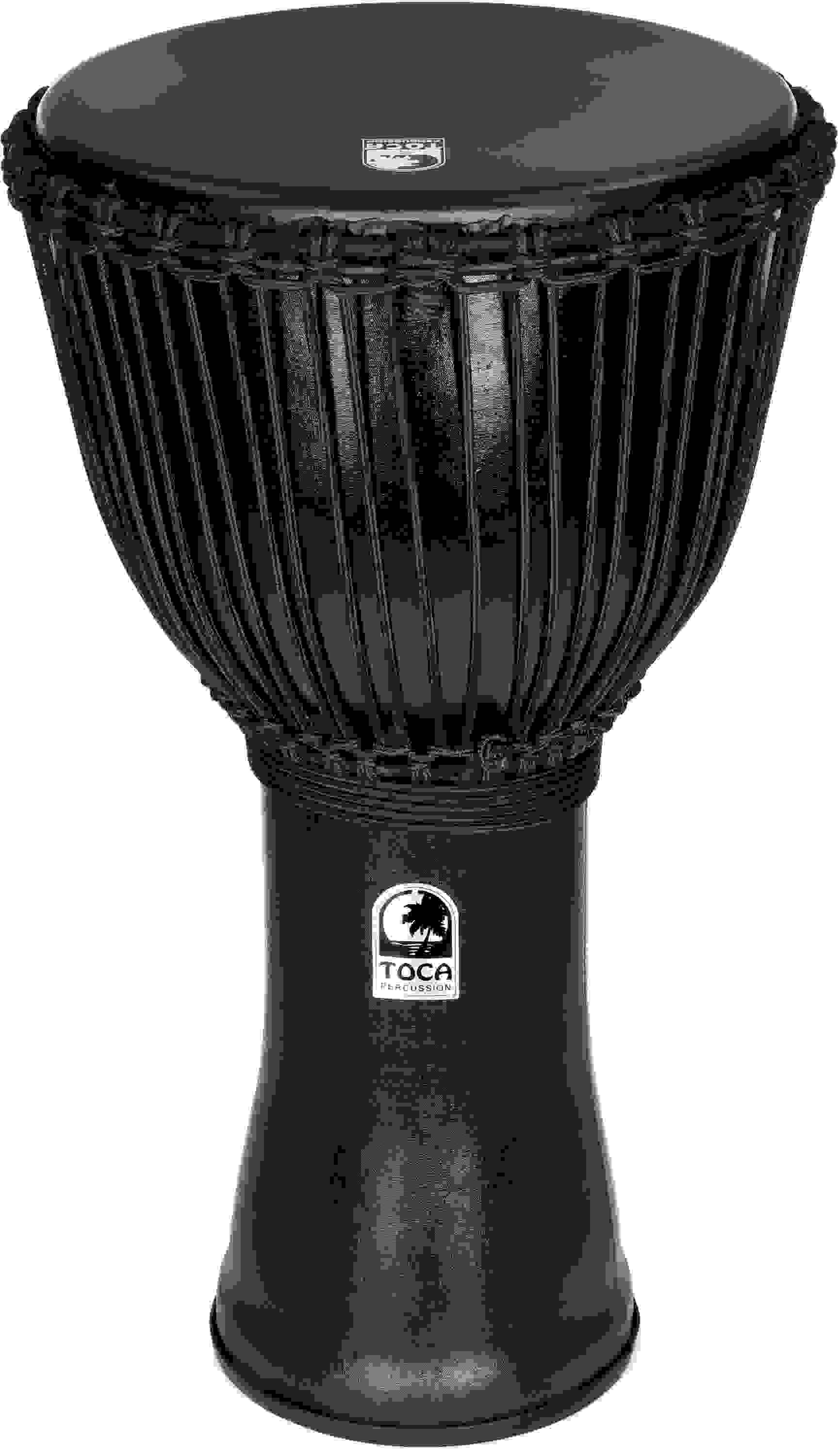 Toca Percussion Rope-tuned Black Mamba Djembe