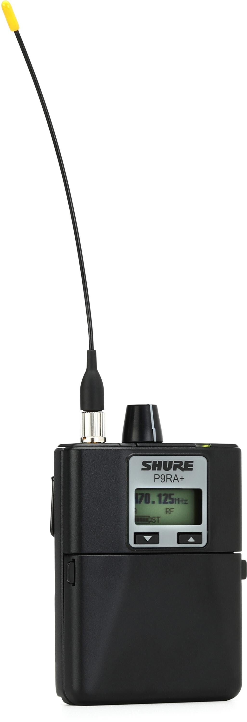 Shure P9RA+ Wireless Bodypack Receiver - G6 Band | Sweetwater