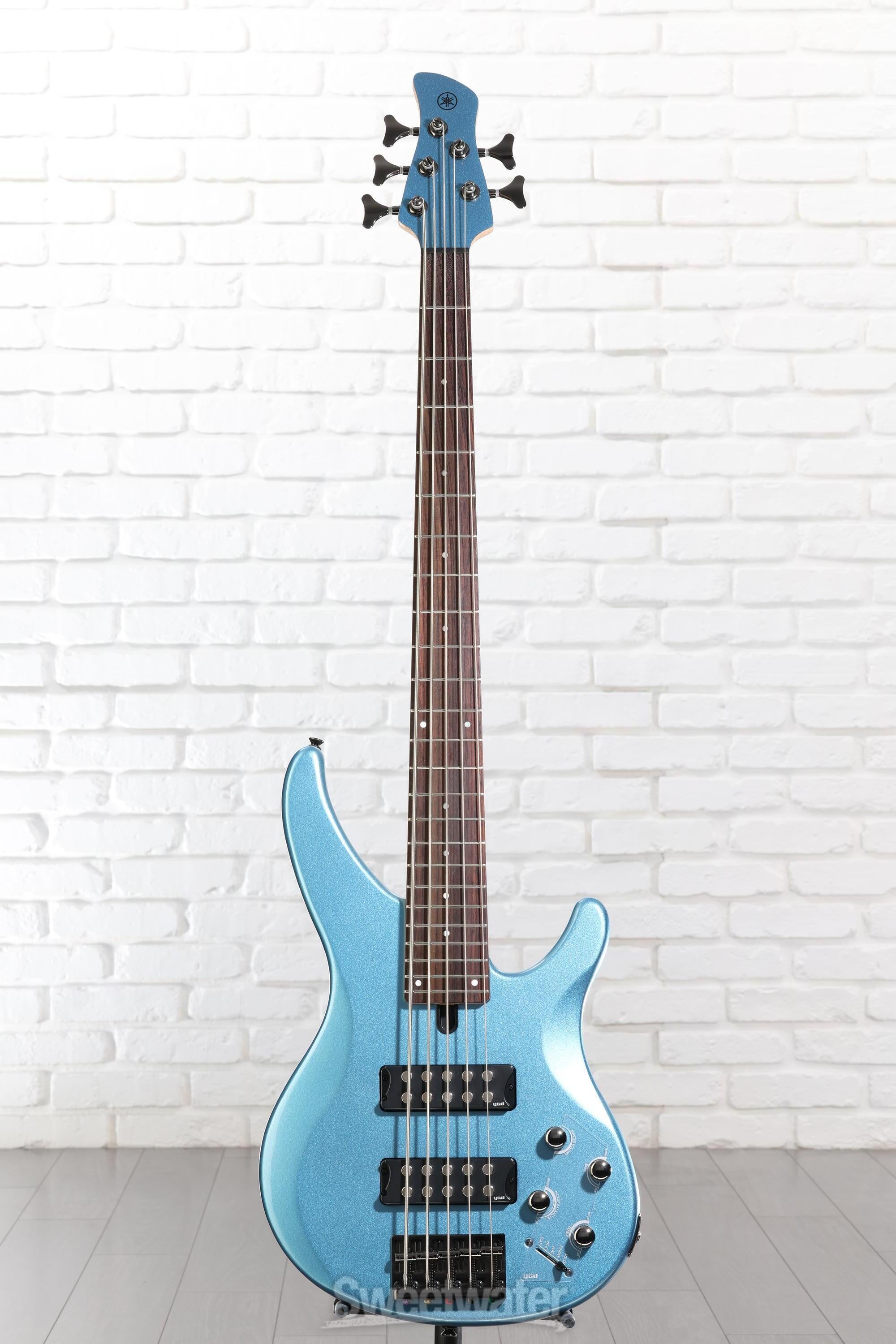 Yamaha TRBX305 5-string Bass Guitar - Factory Blue | Sweetwater