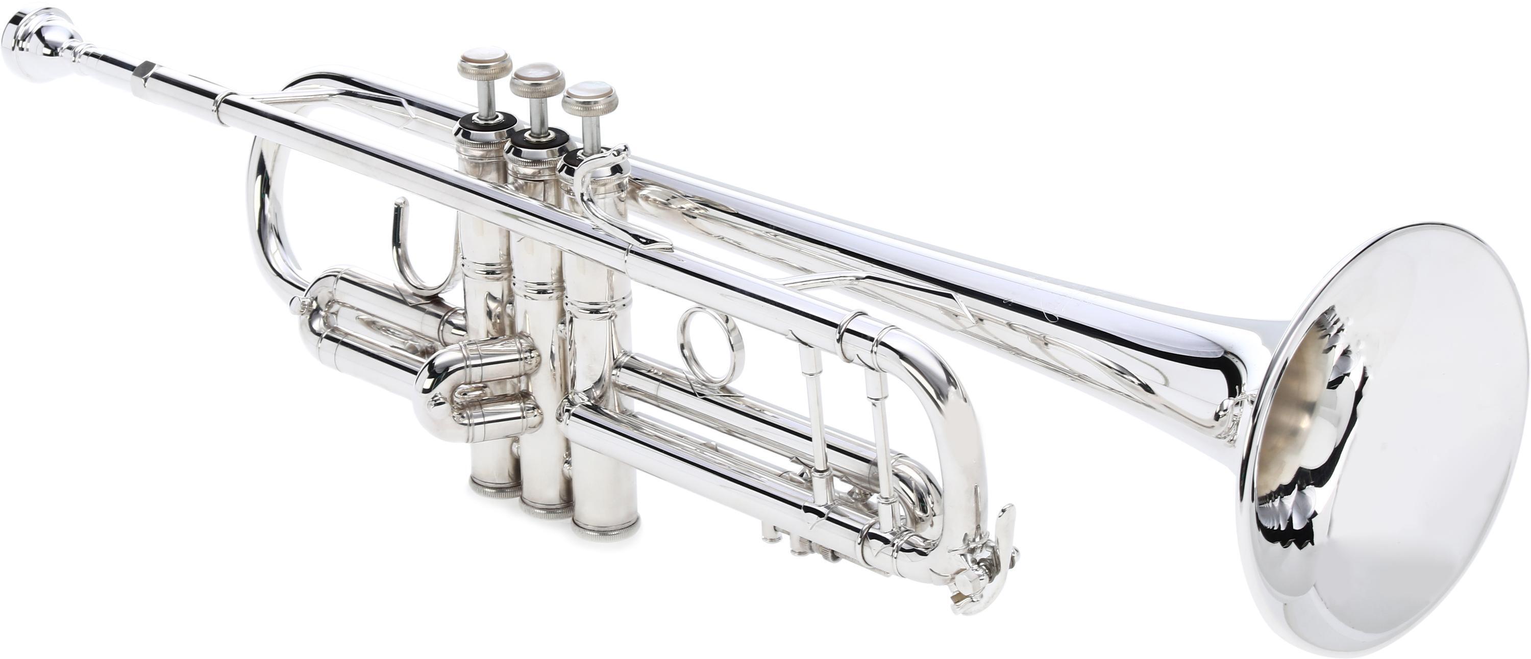 Bach 180 Stradivarius Professional Bb Trumpet - Silver Plated 