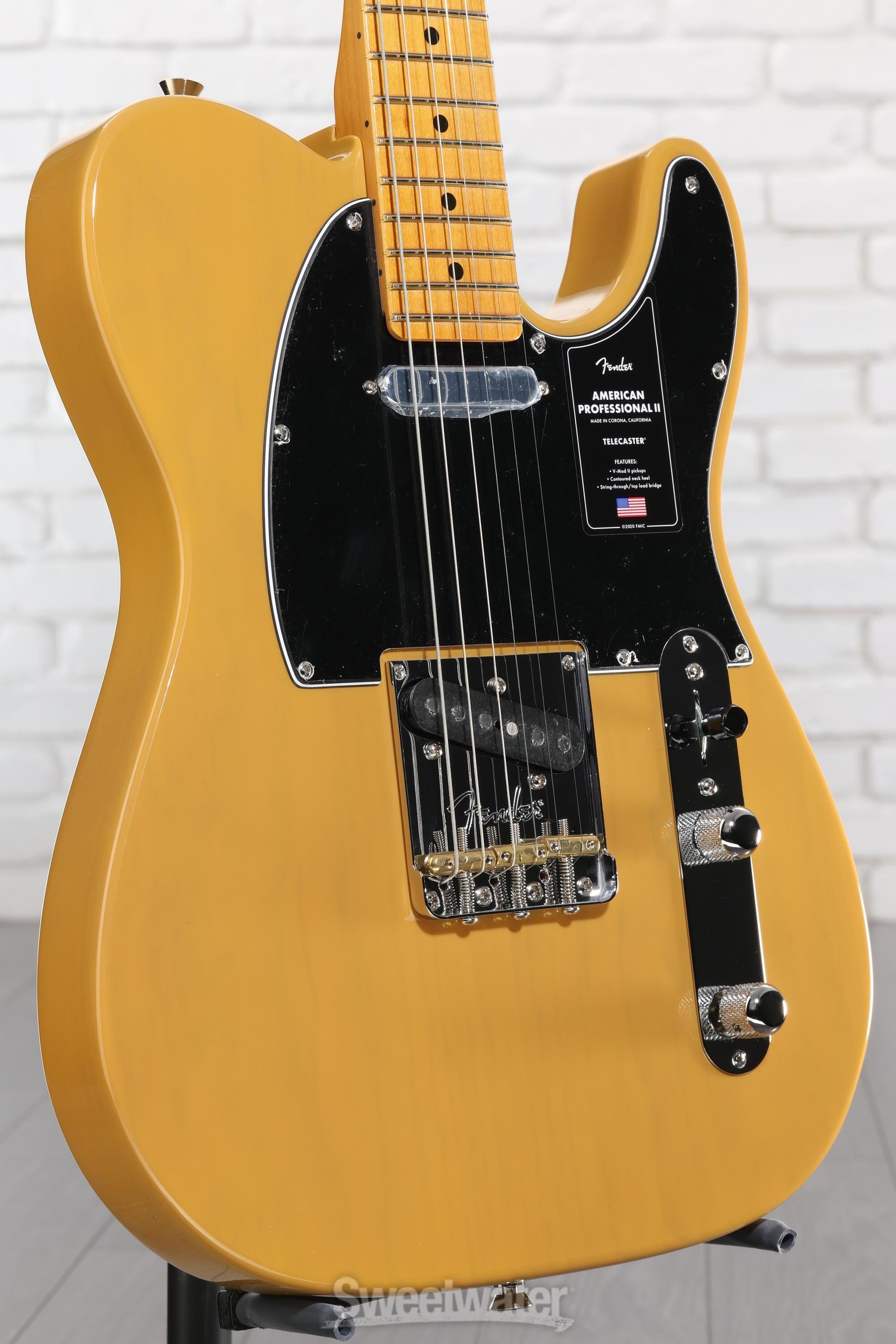 Photo of Fender American Professional II Telecaster - Butterscotch Blonde, Maple Fingerboard