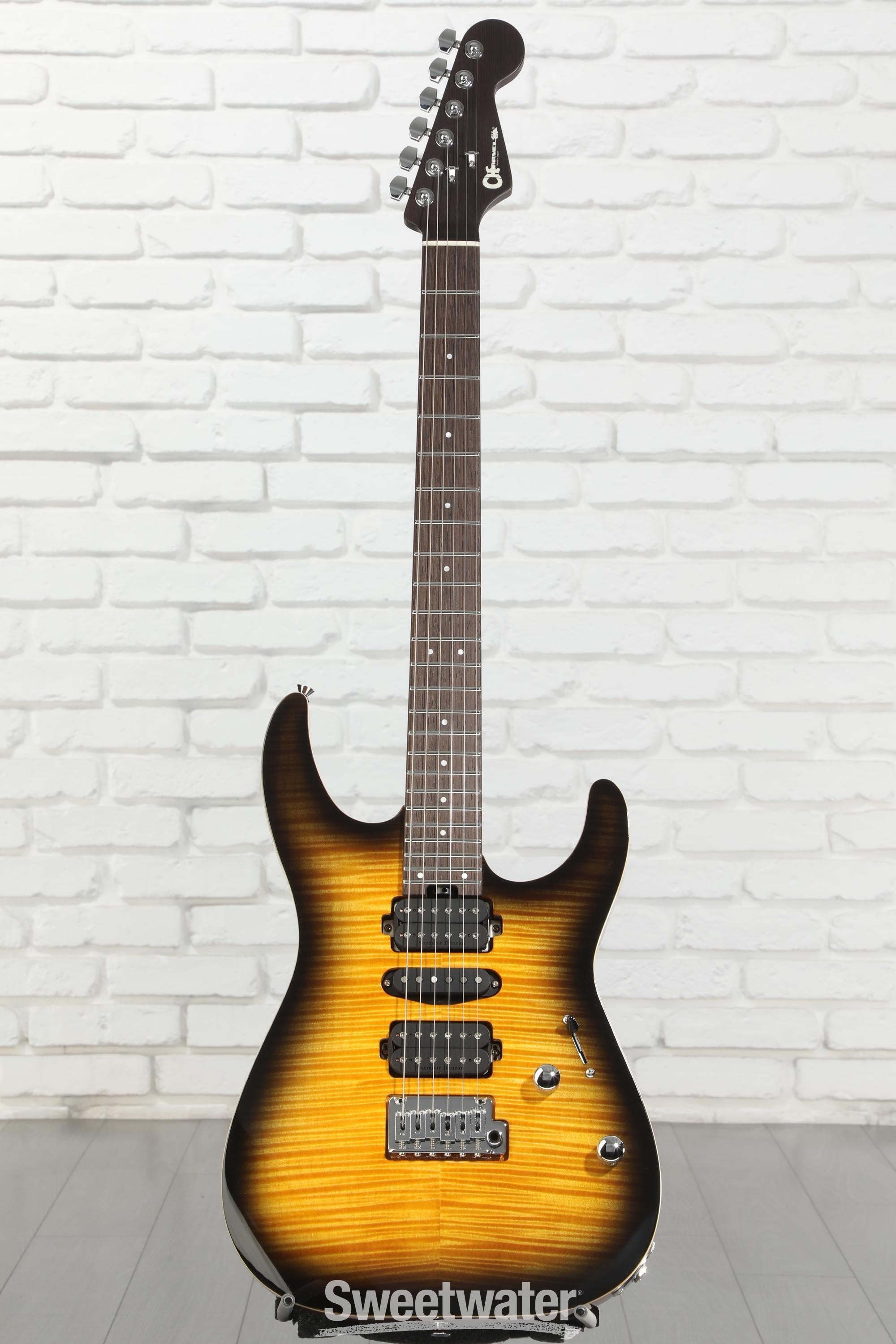 Charvel MJ DK24 HSH 2PT Electric Guitar - Antique Burst | Sweetwater