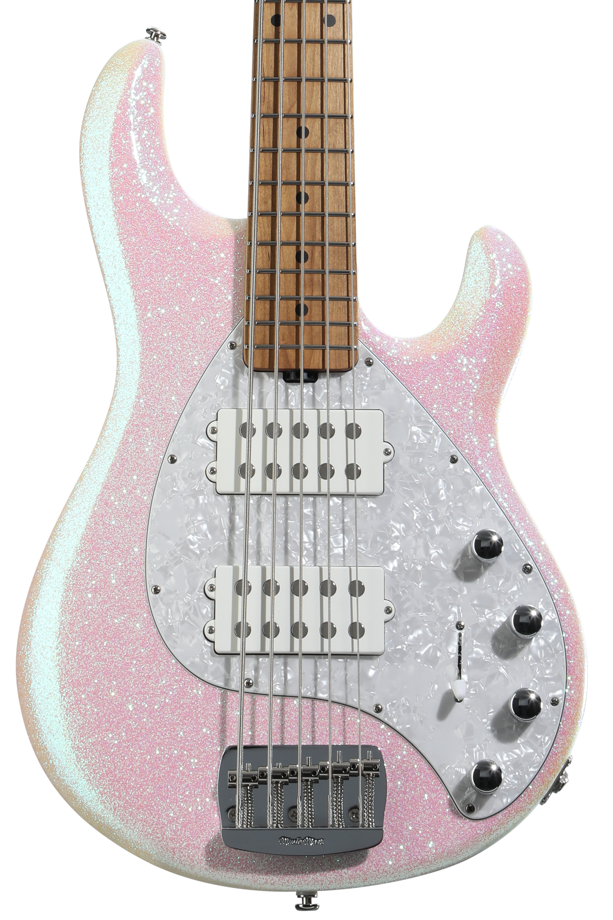 ギター Sterling by Music Man StingRay RAY35 Sparkle Bass Guitar
