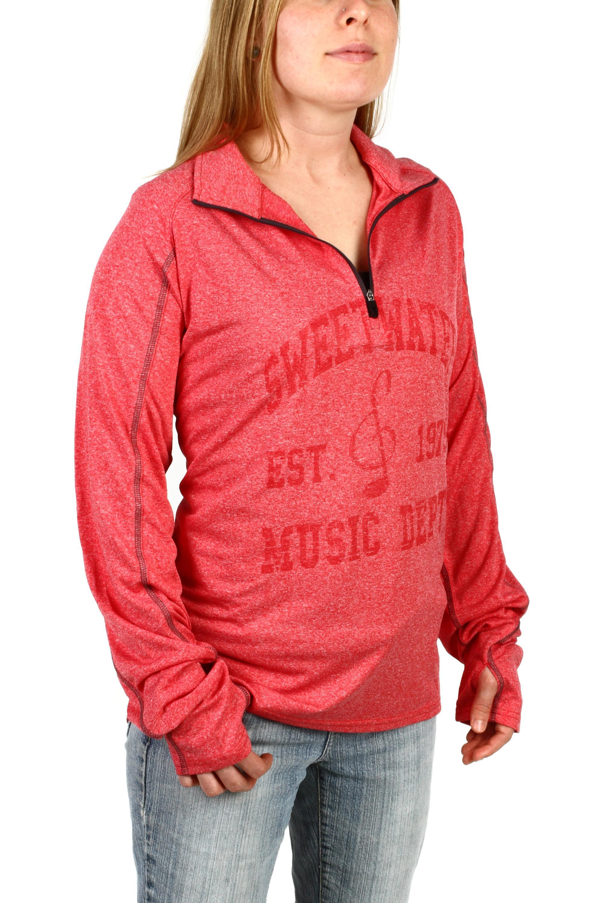 Sweetwater Quarterzip Sweatshirt Red, Large