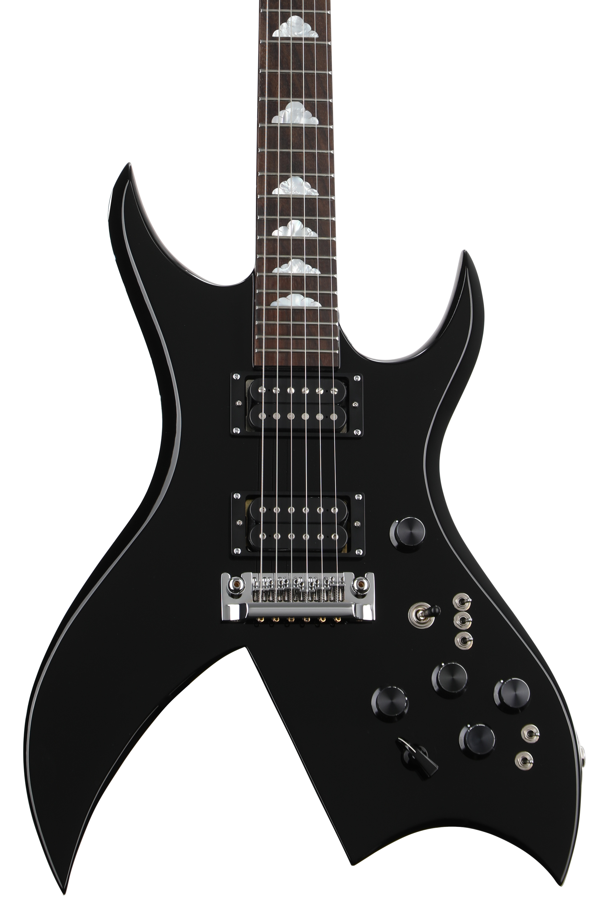 B.C. Rich USA Handcrafted Rich B Standard with Kahler Quad - Black