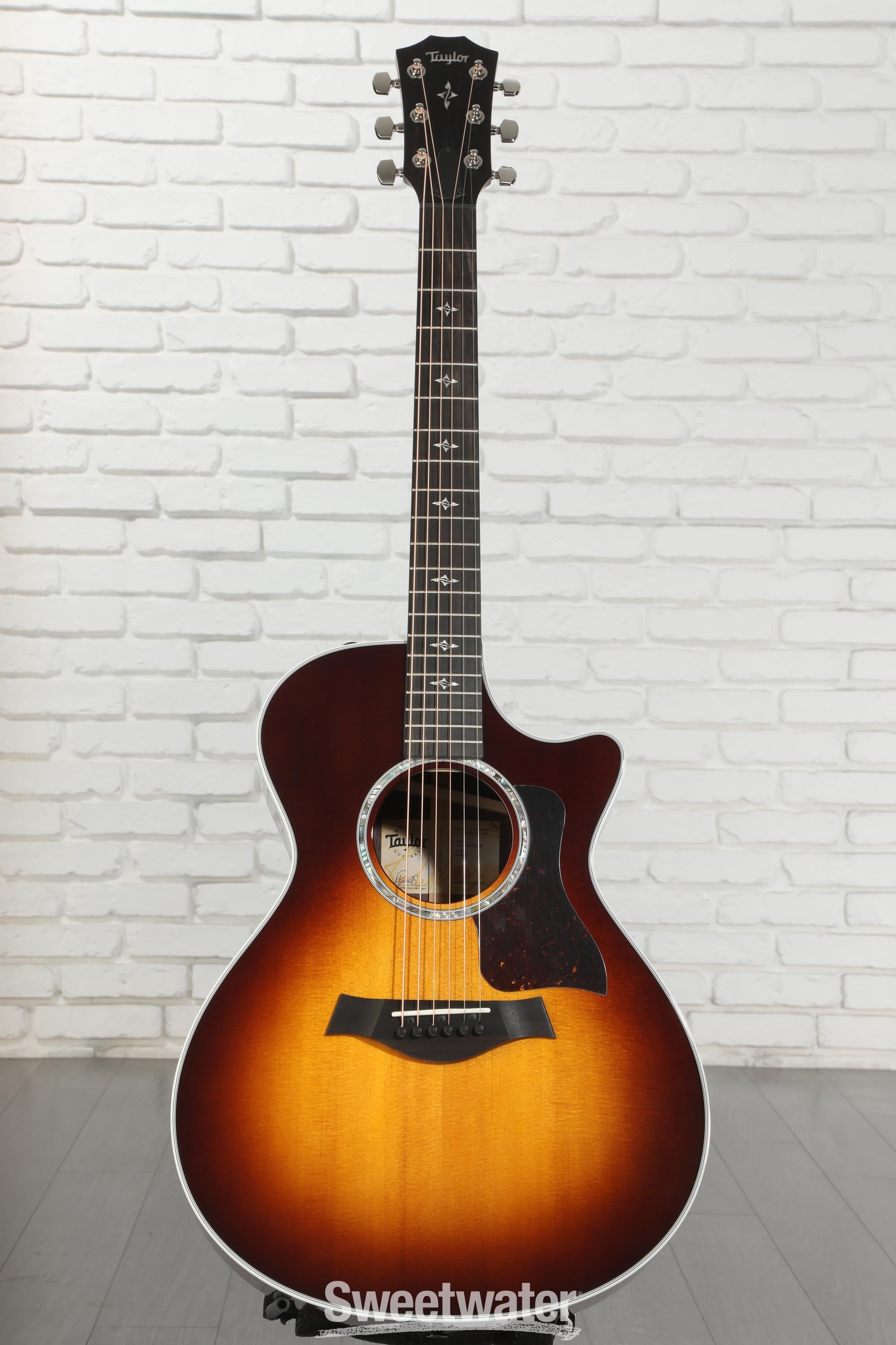 Taylor 412ce-R V-Class Acoustic-electric Guitar - Tobacco Sunburst