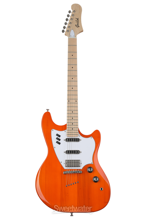 Guild Surfliner Solidbody Electric Guitar - Sunset Orange Reviews