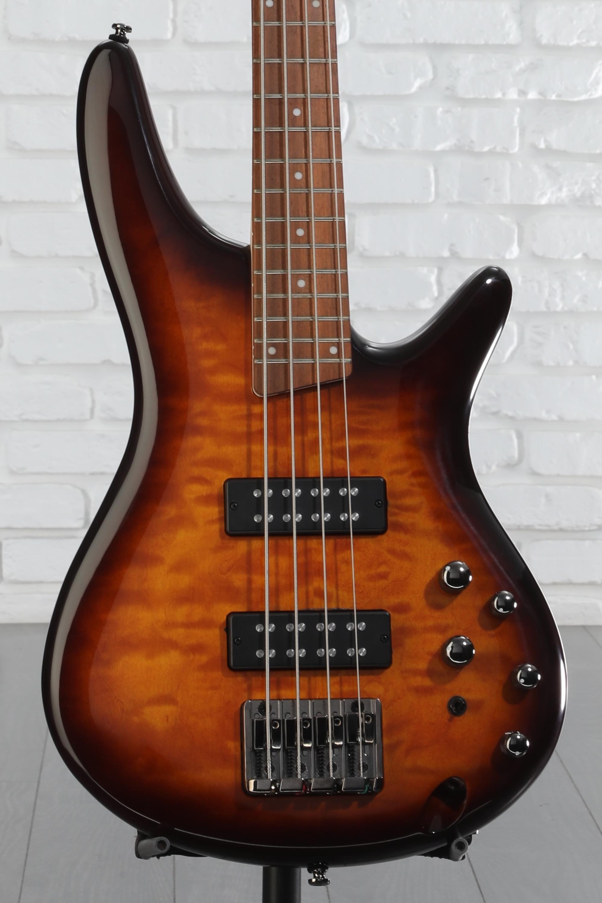 Ibanez Standard SR400EQM Bass Guitar - Dragon Eye Burst