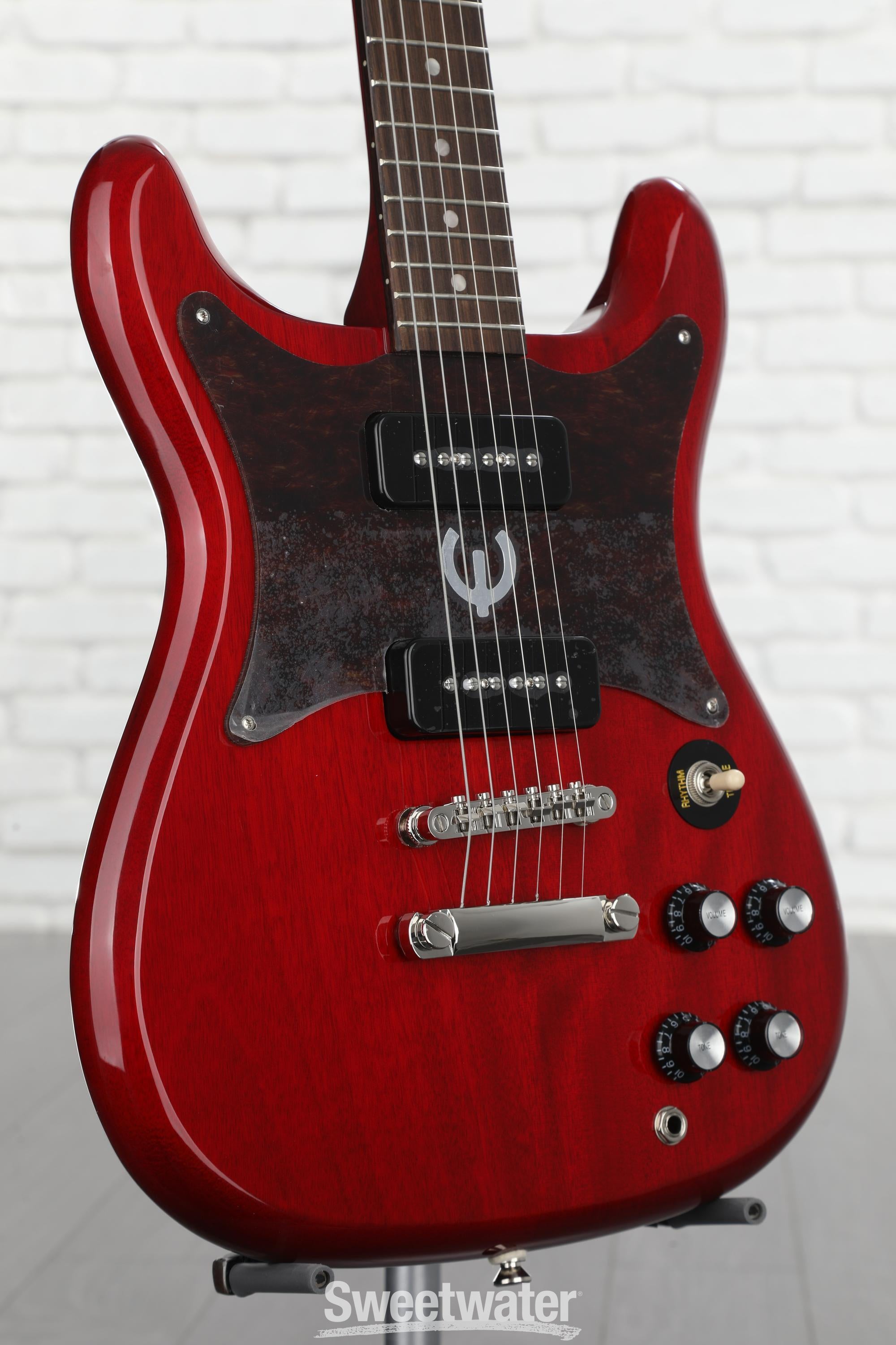 Epiphone Wilshire P-90s Electric Guitar - Cherry | Sweetwater