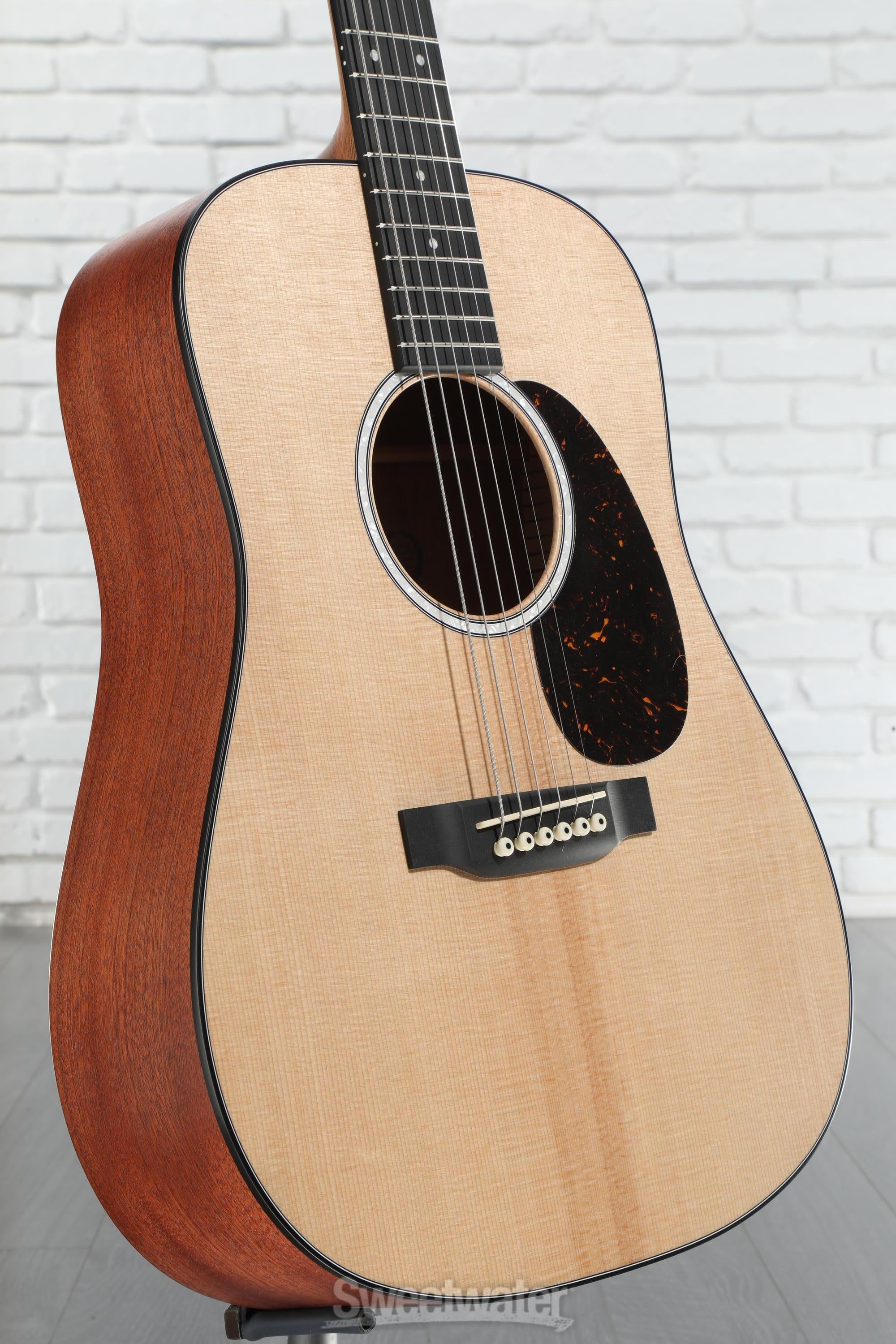 Martin D Jr-10 Acoustic Guitar - Natural Spruce | Sweetwater