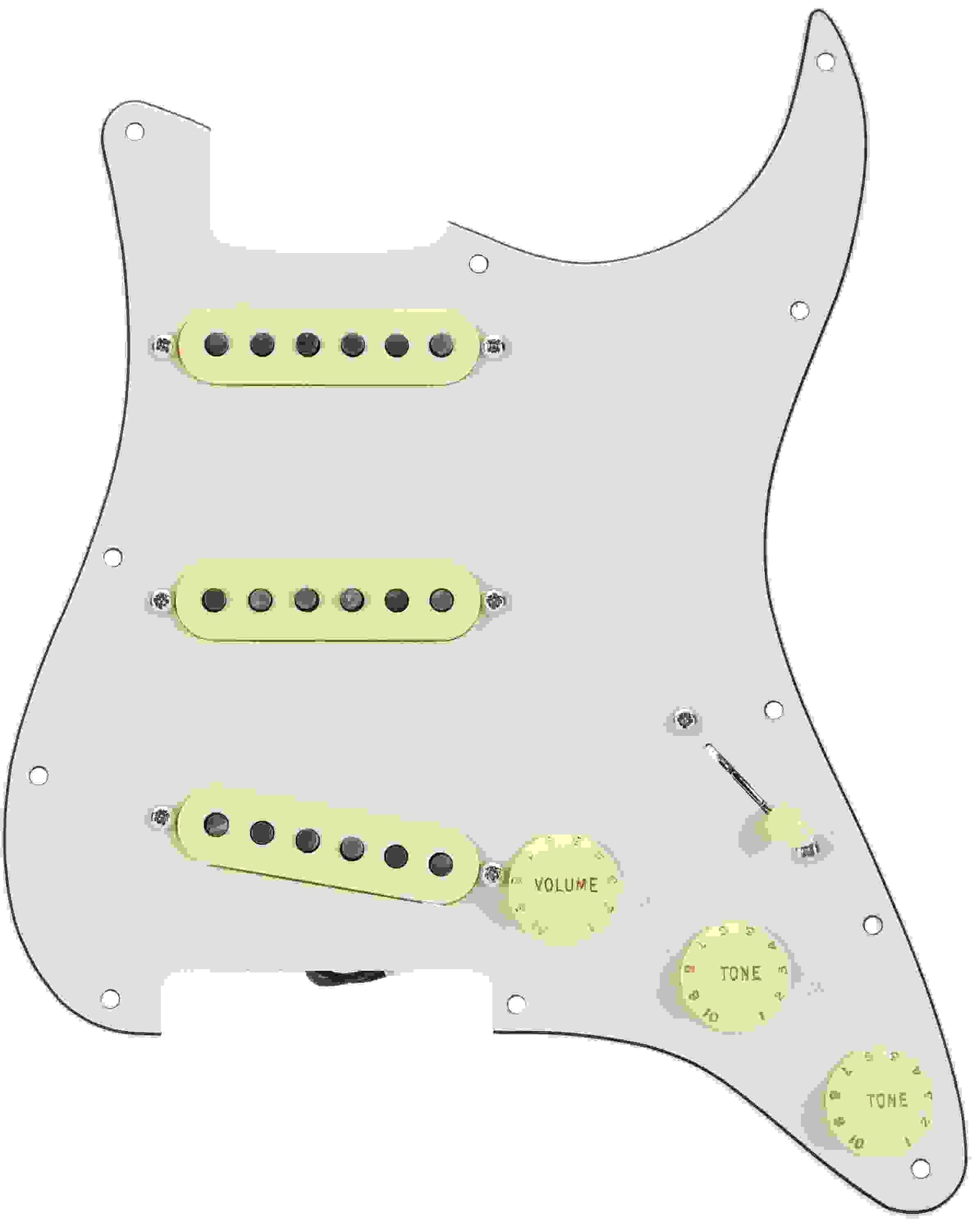 Fender Eric Johnson Prewired Stratocaster Pickguard Mint Green