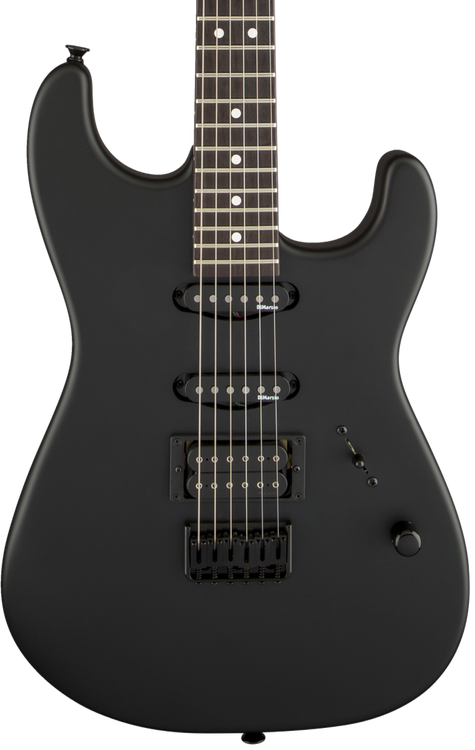 Charvel USA Select San Dimas Style 1 HSS HT Electric Guitar - Pitch Black