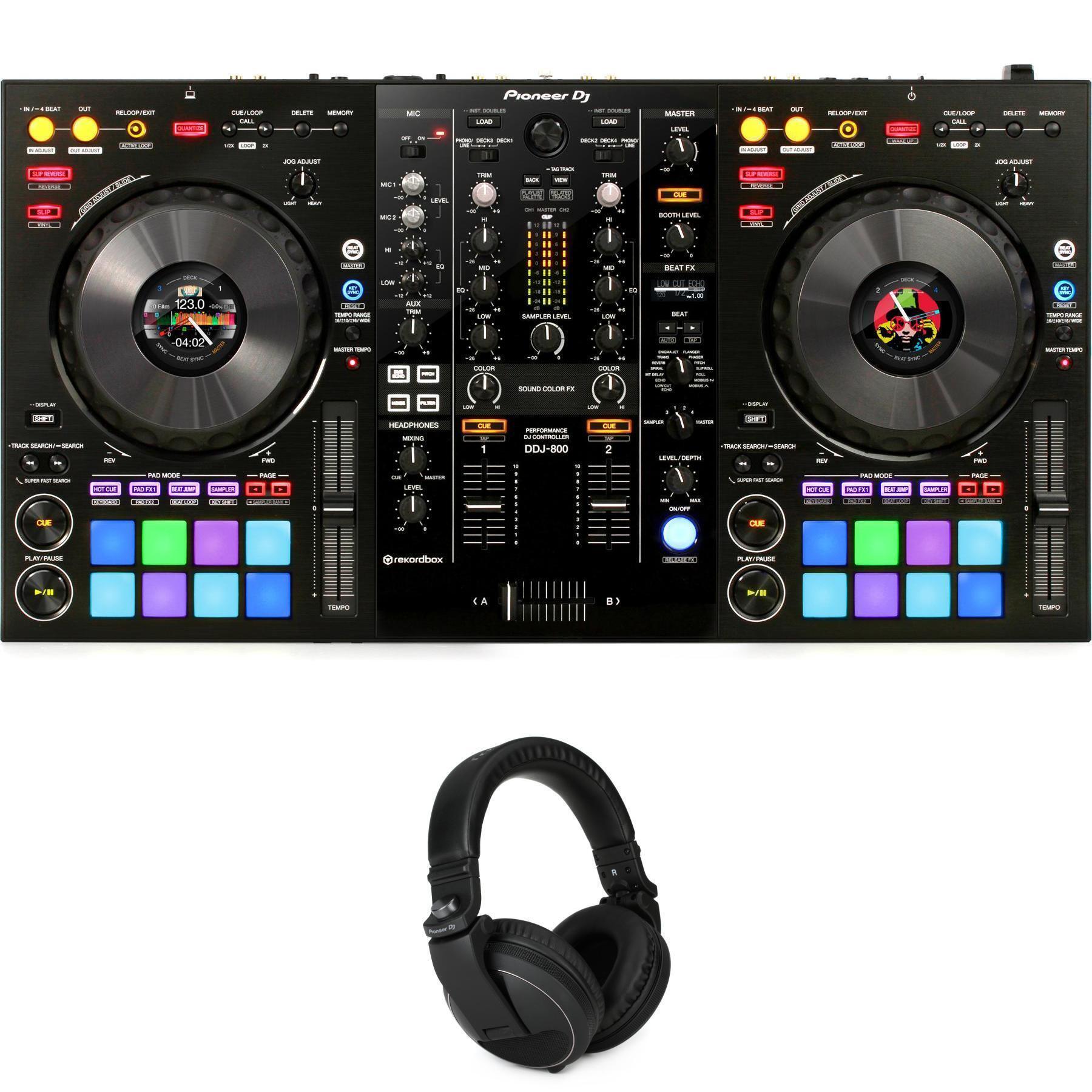 Pioneer DJ DDJ-800 2-deck Rekordbox DJ Controller | Sweetwater