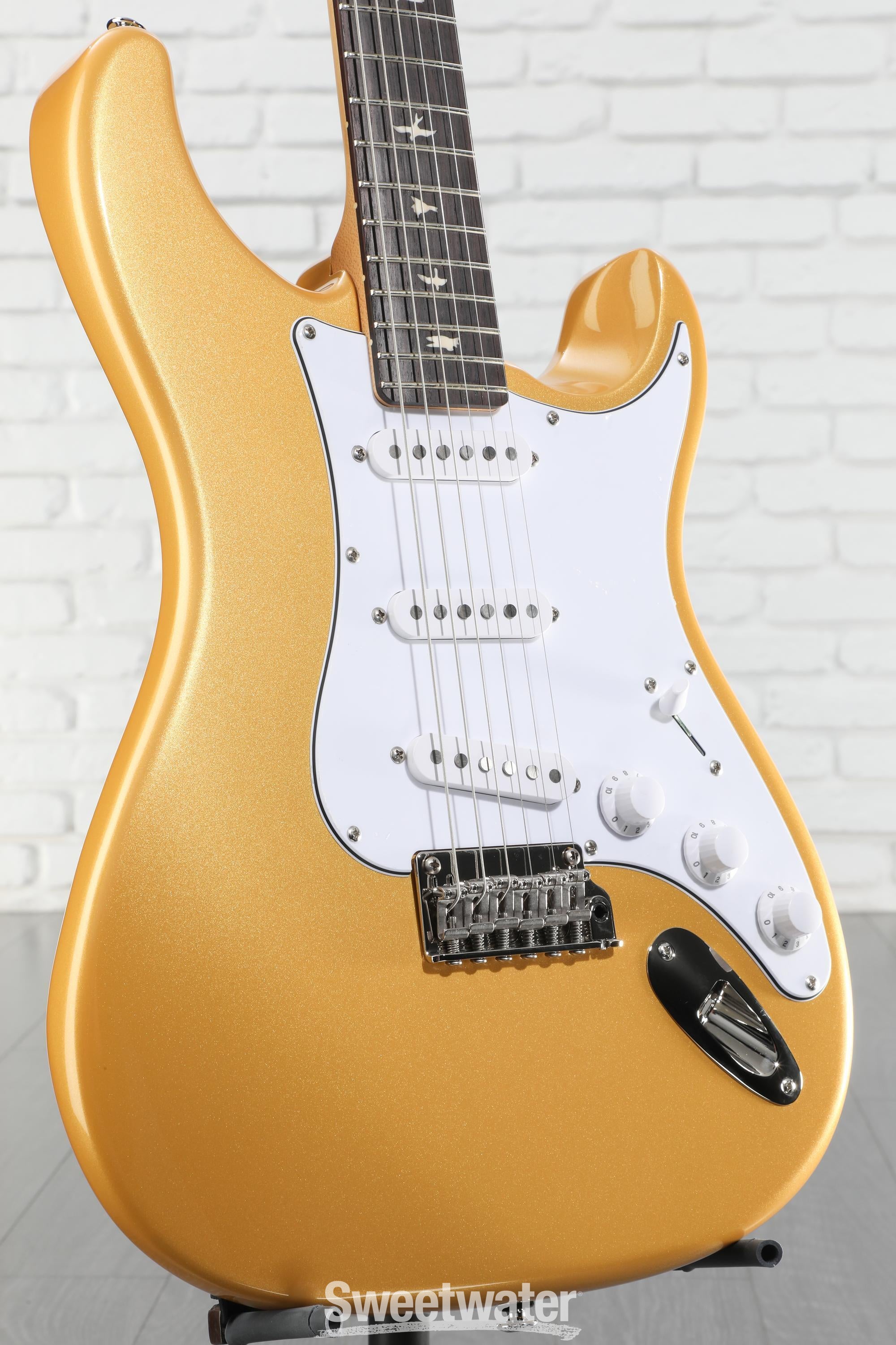 PRS SE Silver Sky Electric Guitar - Gold Spark, Sweetwater Exclusive