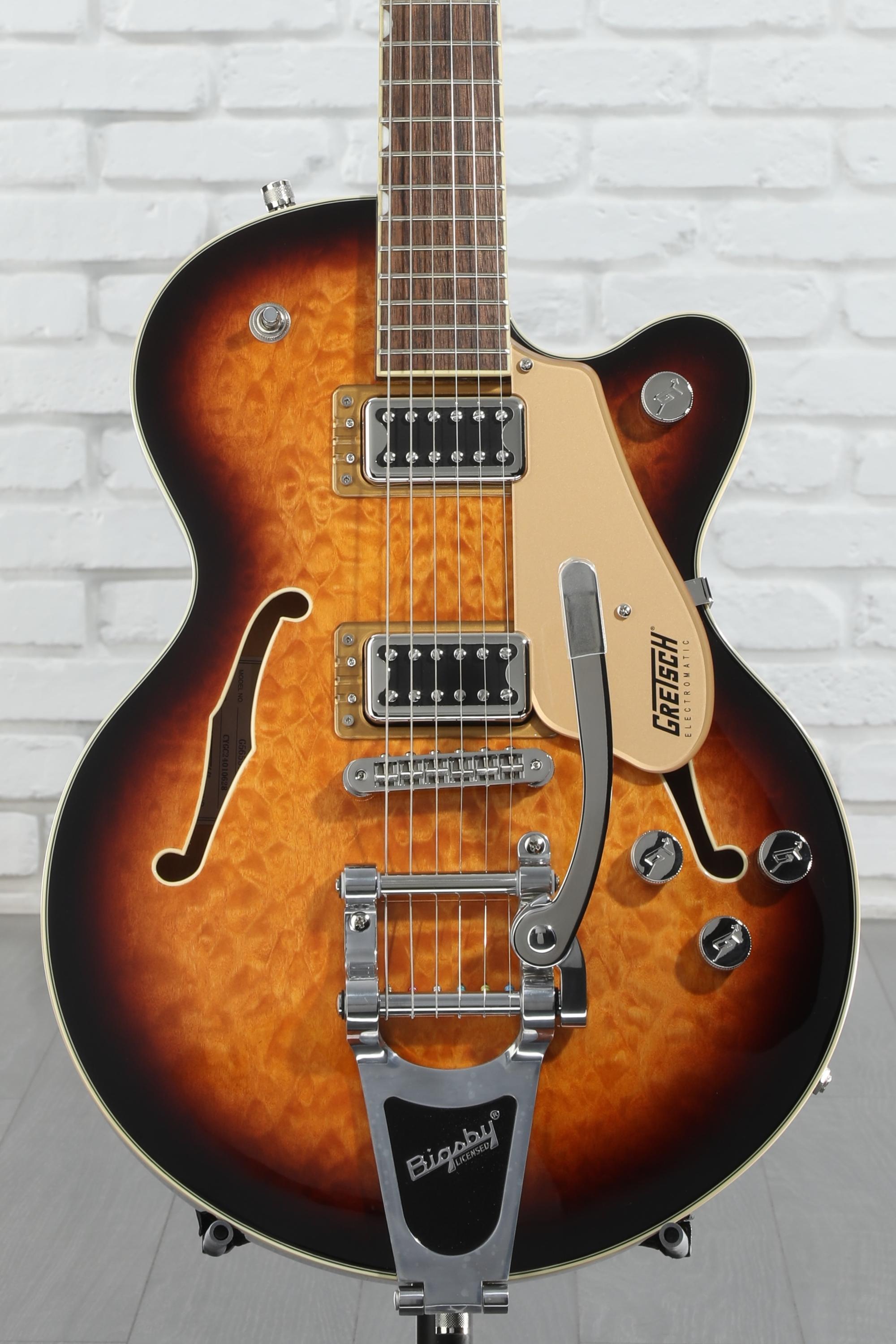 Gretsch G5655T-QM Electromatic Center Block Jr. Quilt Semi