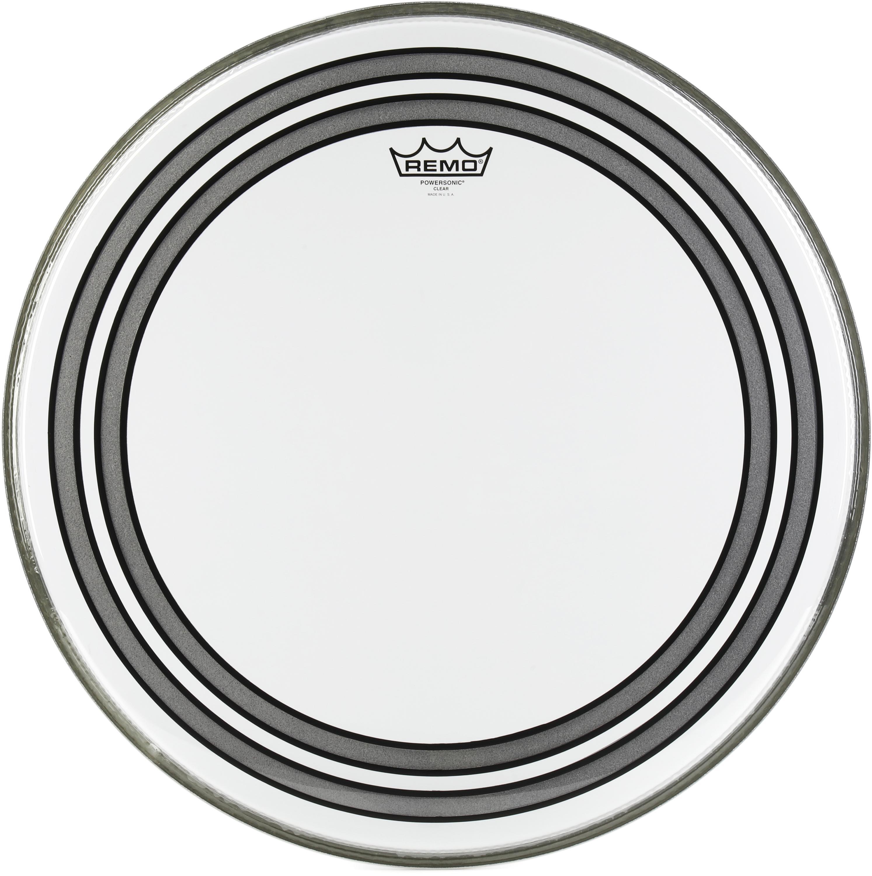 Photo of Remo Powersonic Clear Bass Drumhead - 20 inches