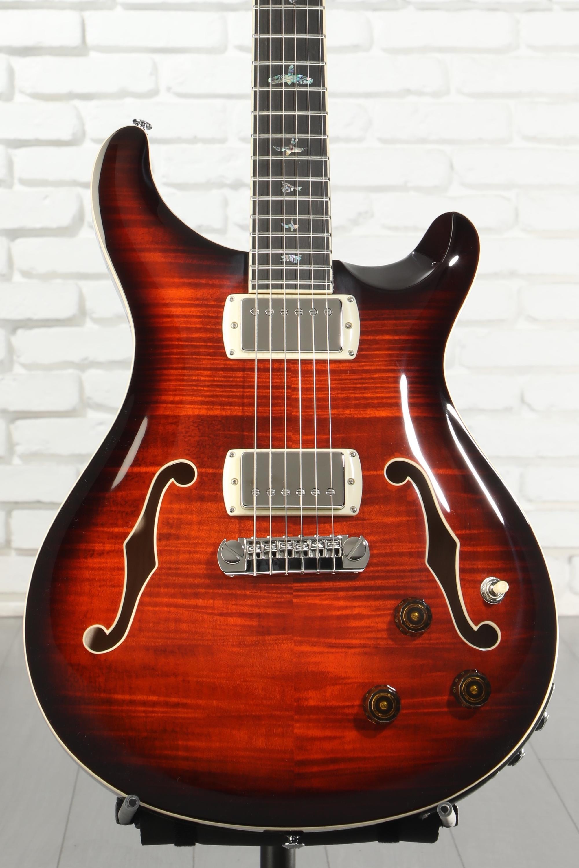 PRS SE Hollowbody II Piezo Electric Guitar - Orange Tiger