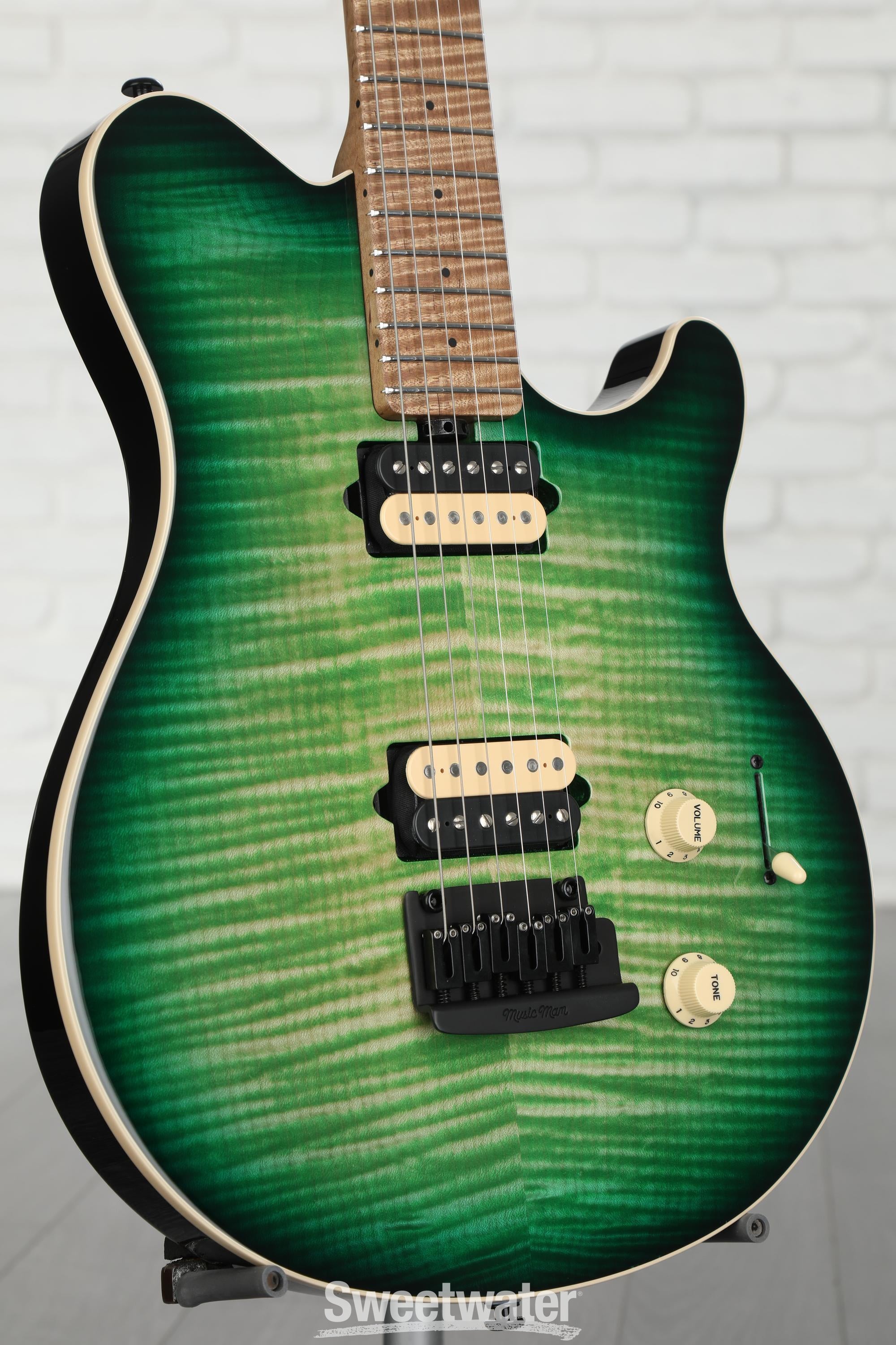 Ernie Ball Music Man Axis Super Sport Electric Guitar - Matcha