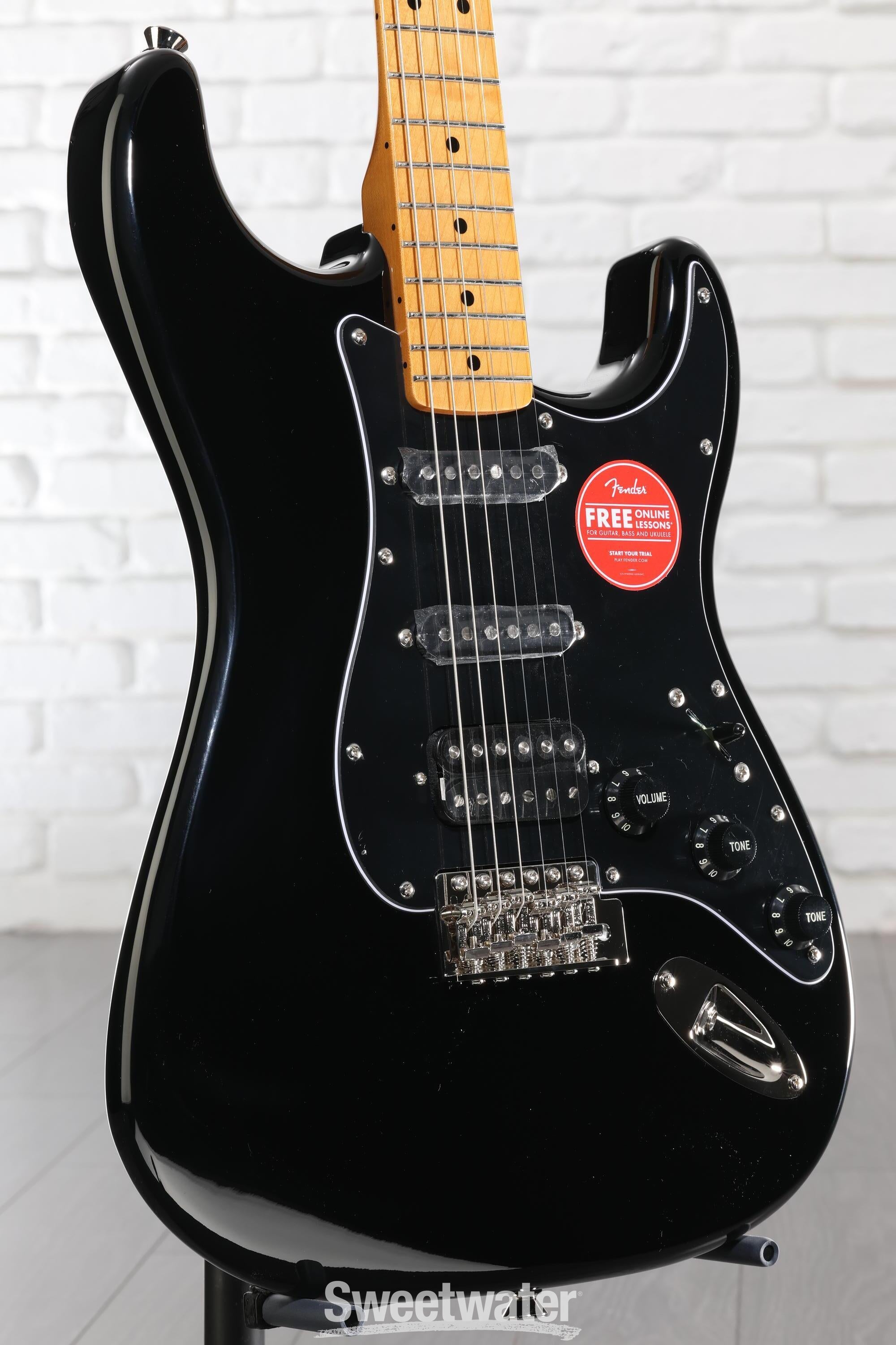 Squier Classic Vibe '70s Stratocaster HSS - Black with Maple