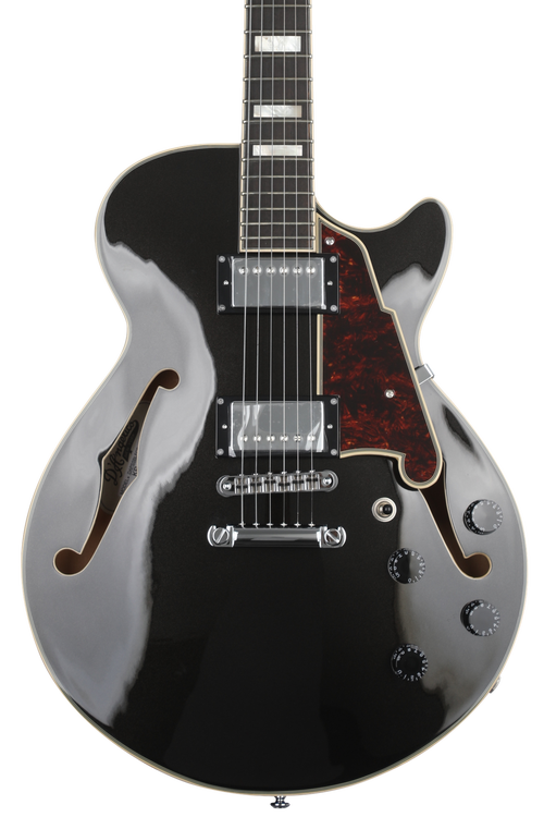 D'Angelico Premier SS - Black Flake with Stopbar Tailpiece