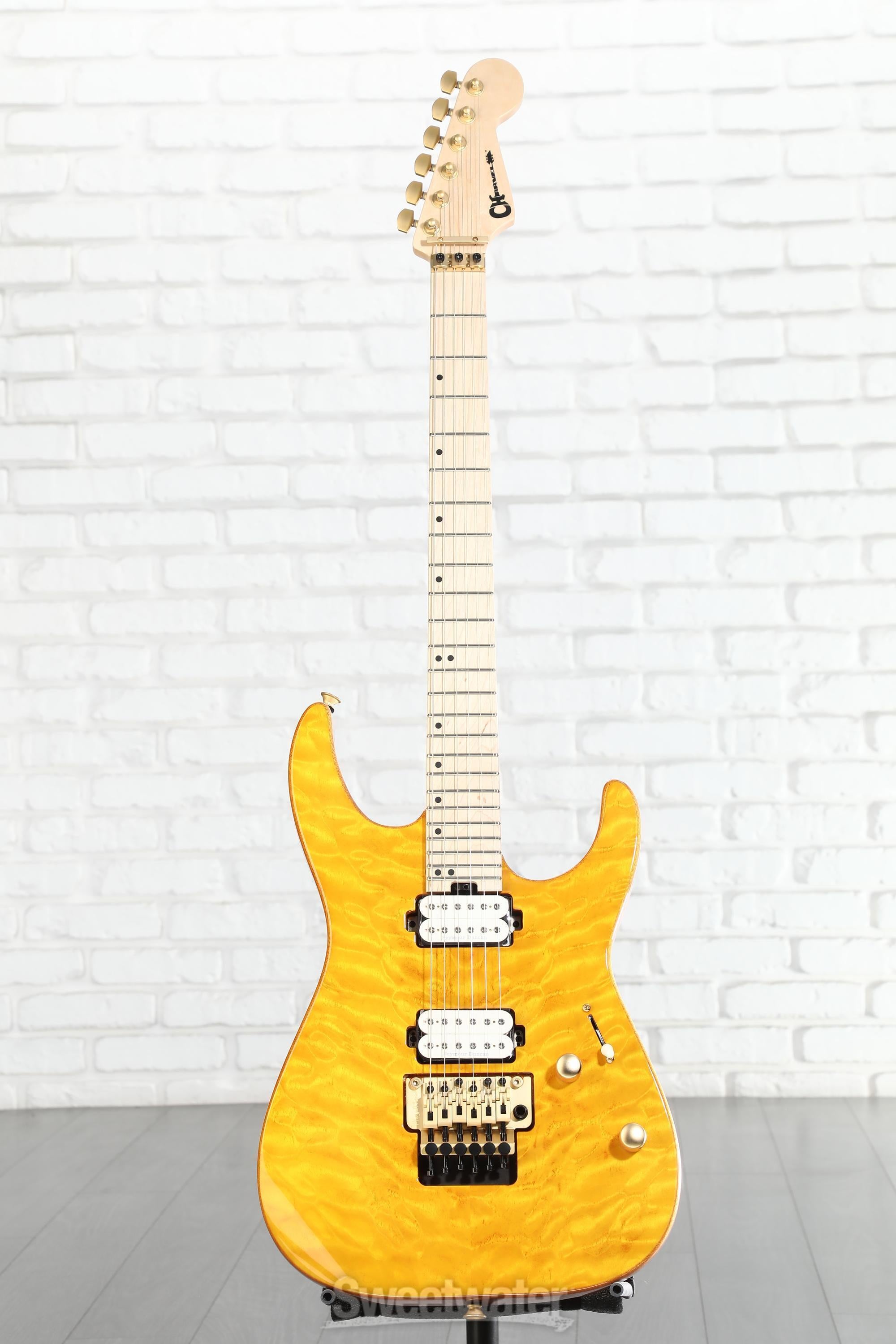 Charvel Pro-Mod DK24 HH FR - Dark Amber | Sweetwater