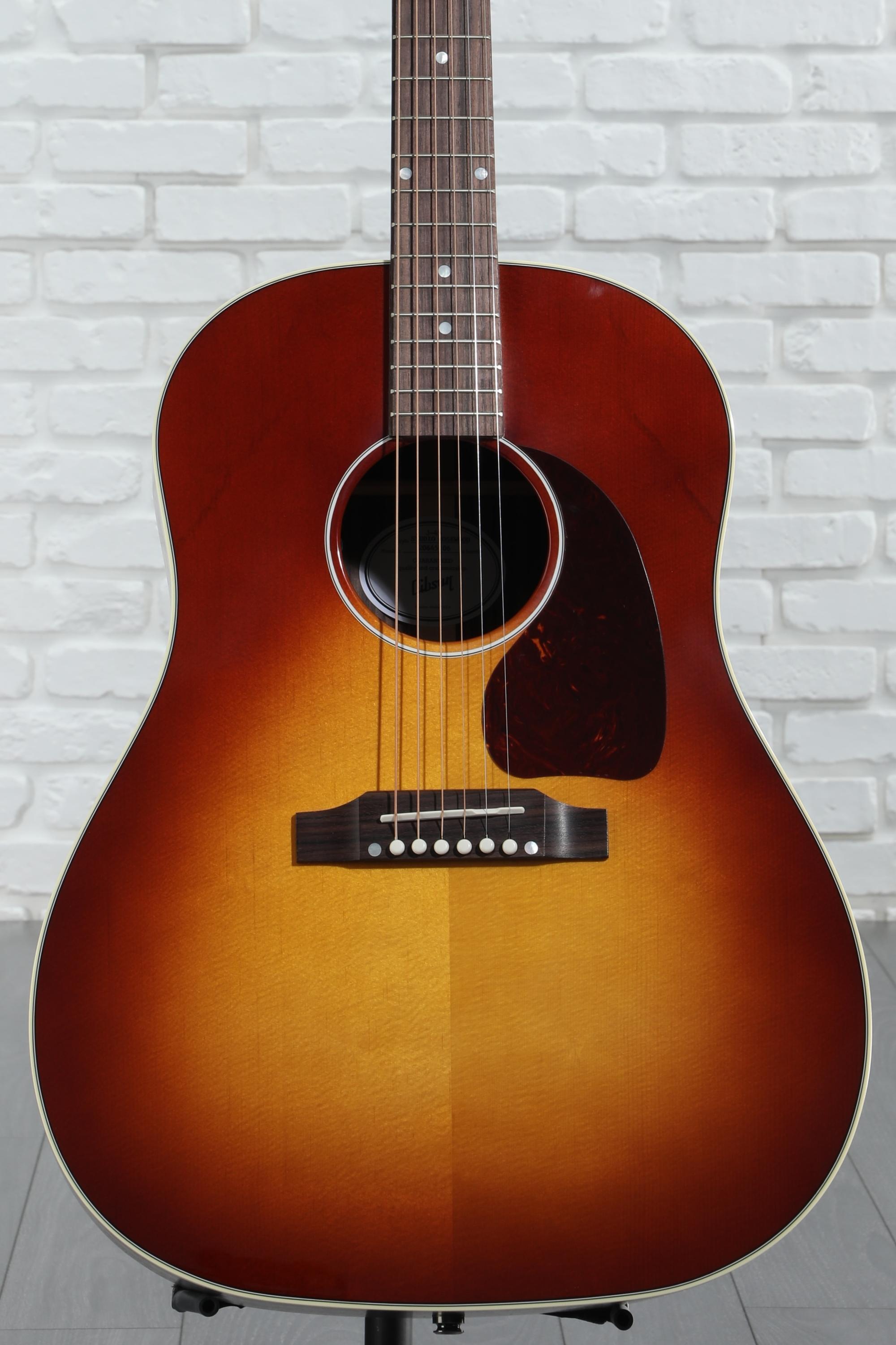 Gibson J-45 Custom Rosewood Electro Acoustic Guitar, Natural