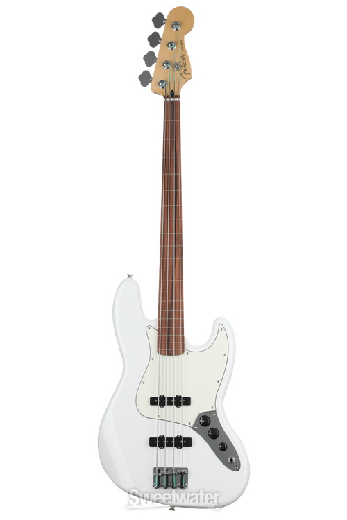 Fender Player Fretless Jazz Bass - Polar White with Pau Ferro