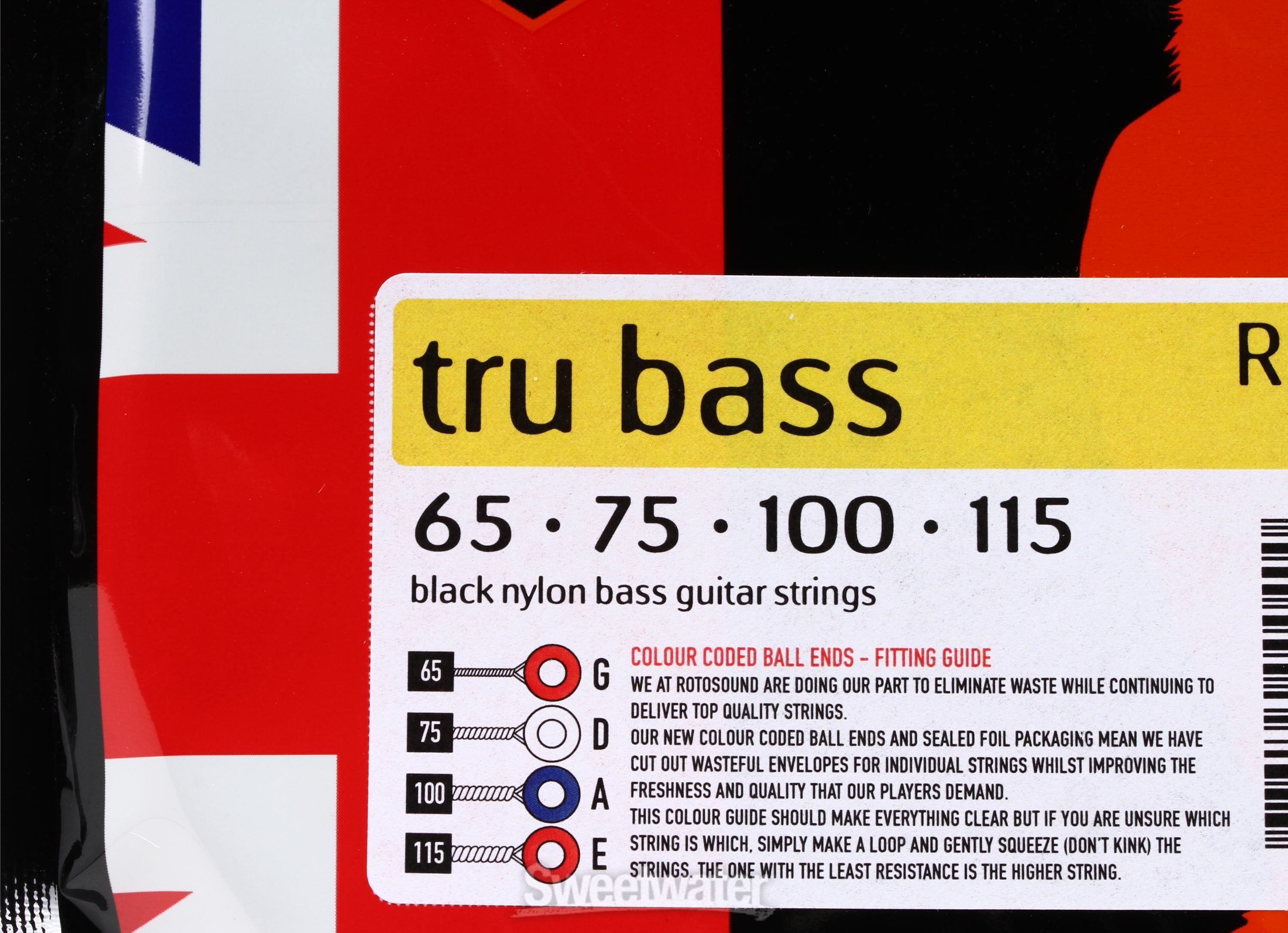 Rotosound RS88EL Tru Bass 88 Black Nylon Tapewound Bass Guitar