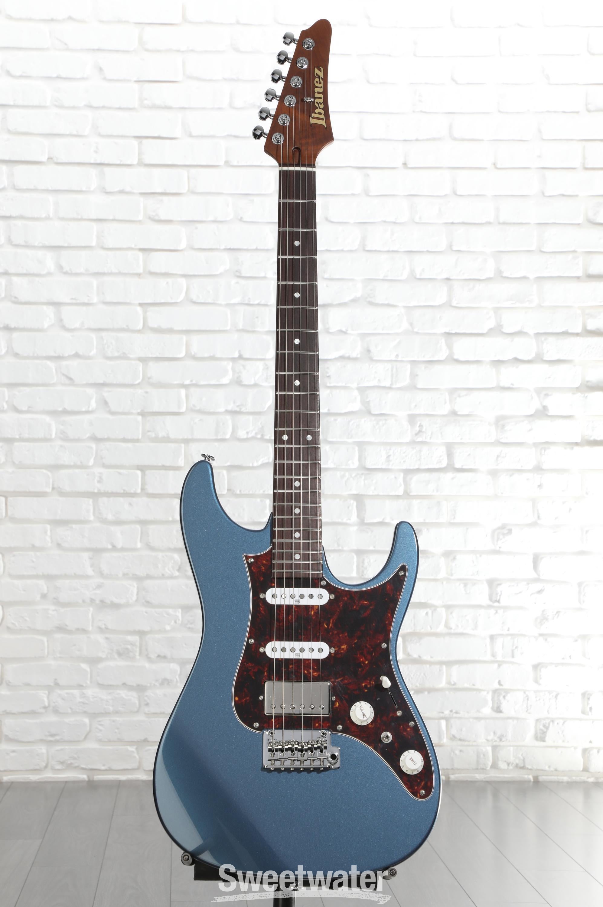 Ibanez Prestige AZ2204N Electric Guitar - Prussian Blue Metallic