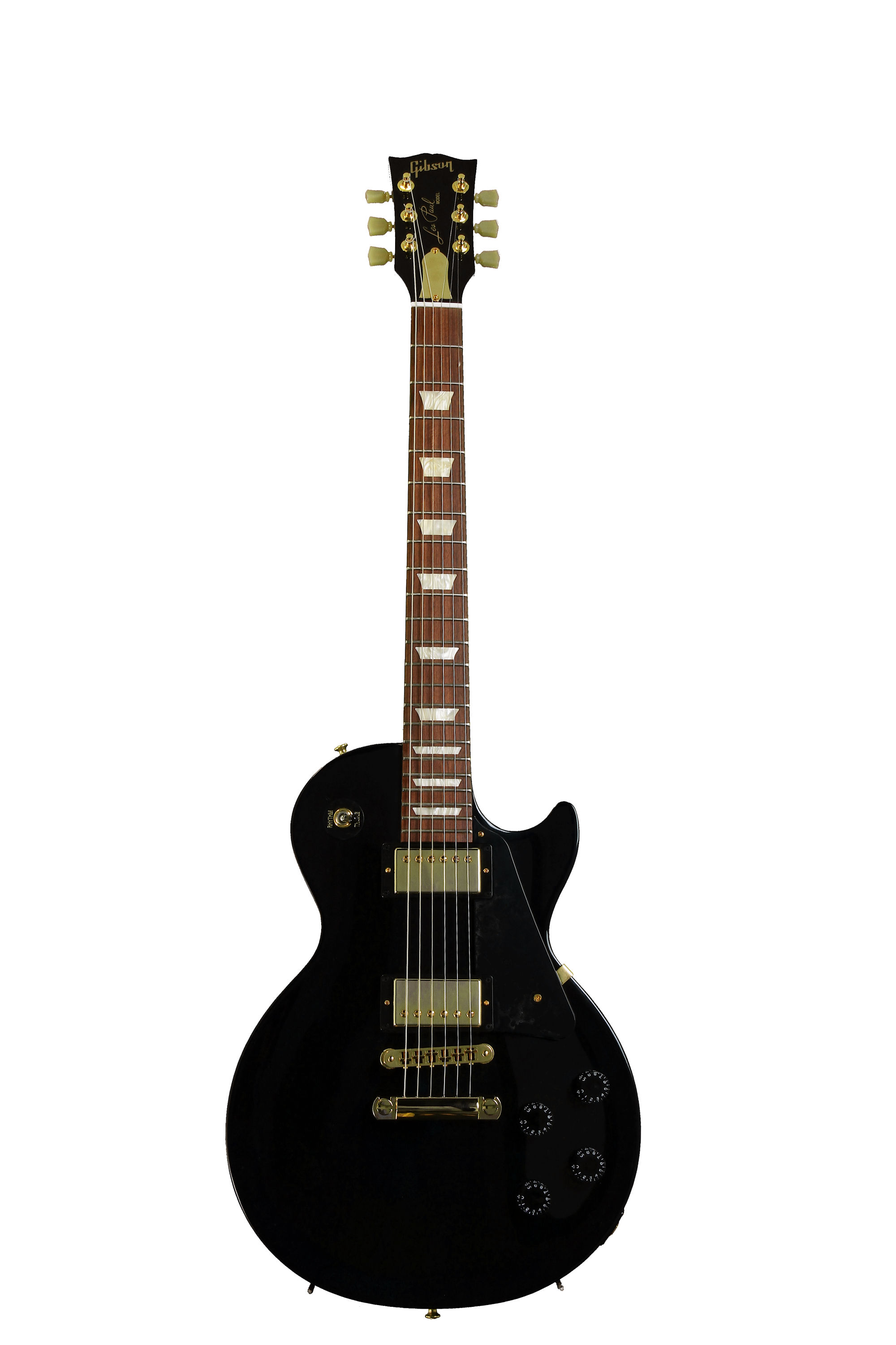 Gibson Les Paul Studio Gold Series - Ebony | Sweetwater Gibson Les Paul Studio Gold Series - Ebony | Sweetwater