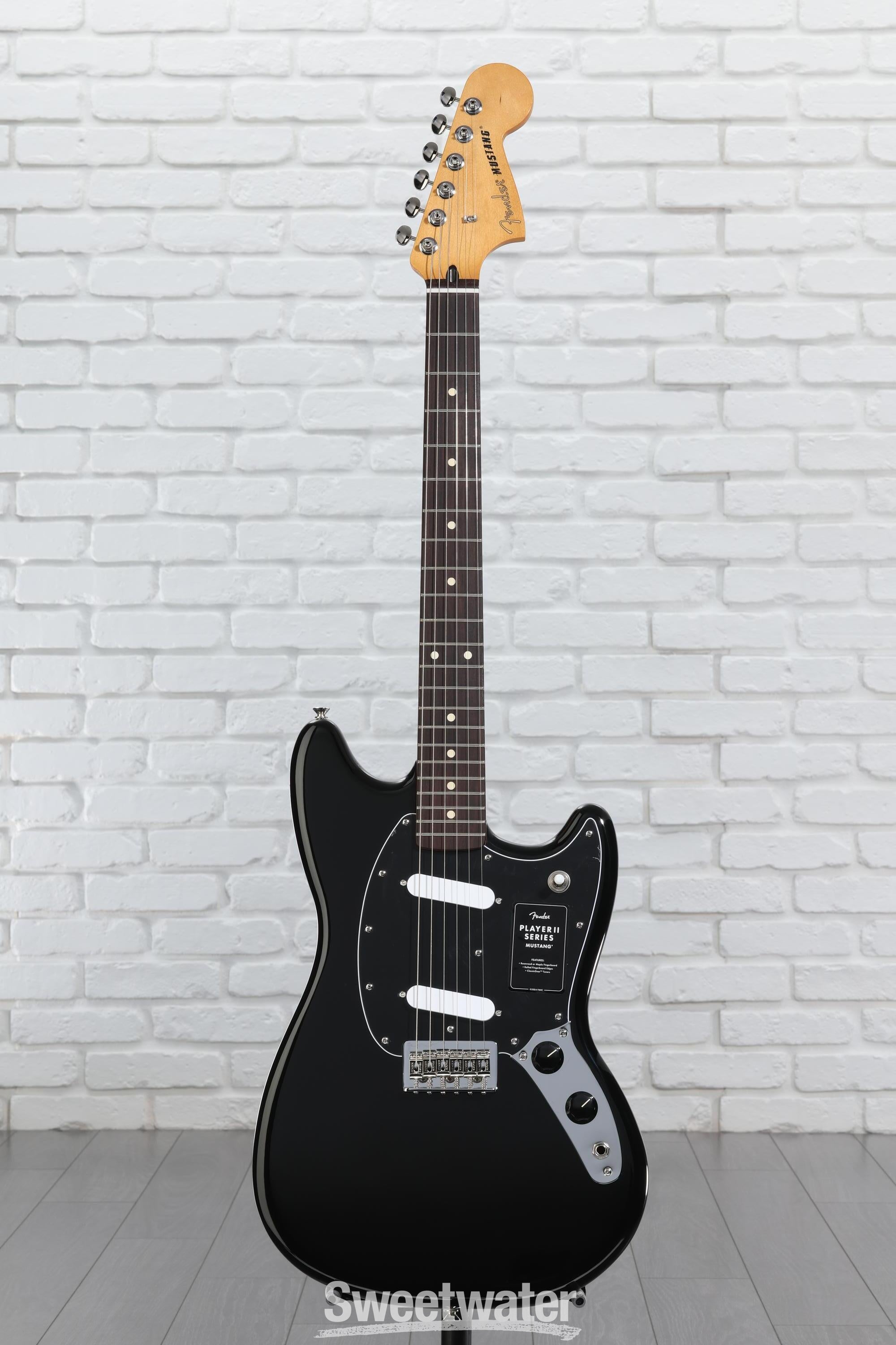 Fender Player II Mustang - Black with Rosewood Fingerboard