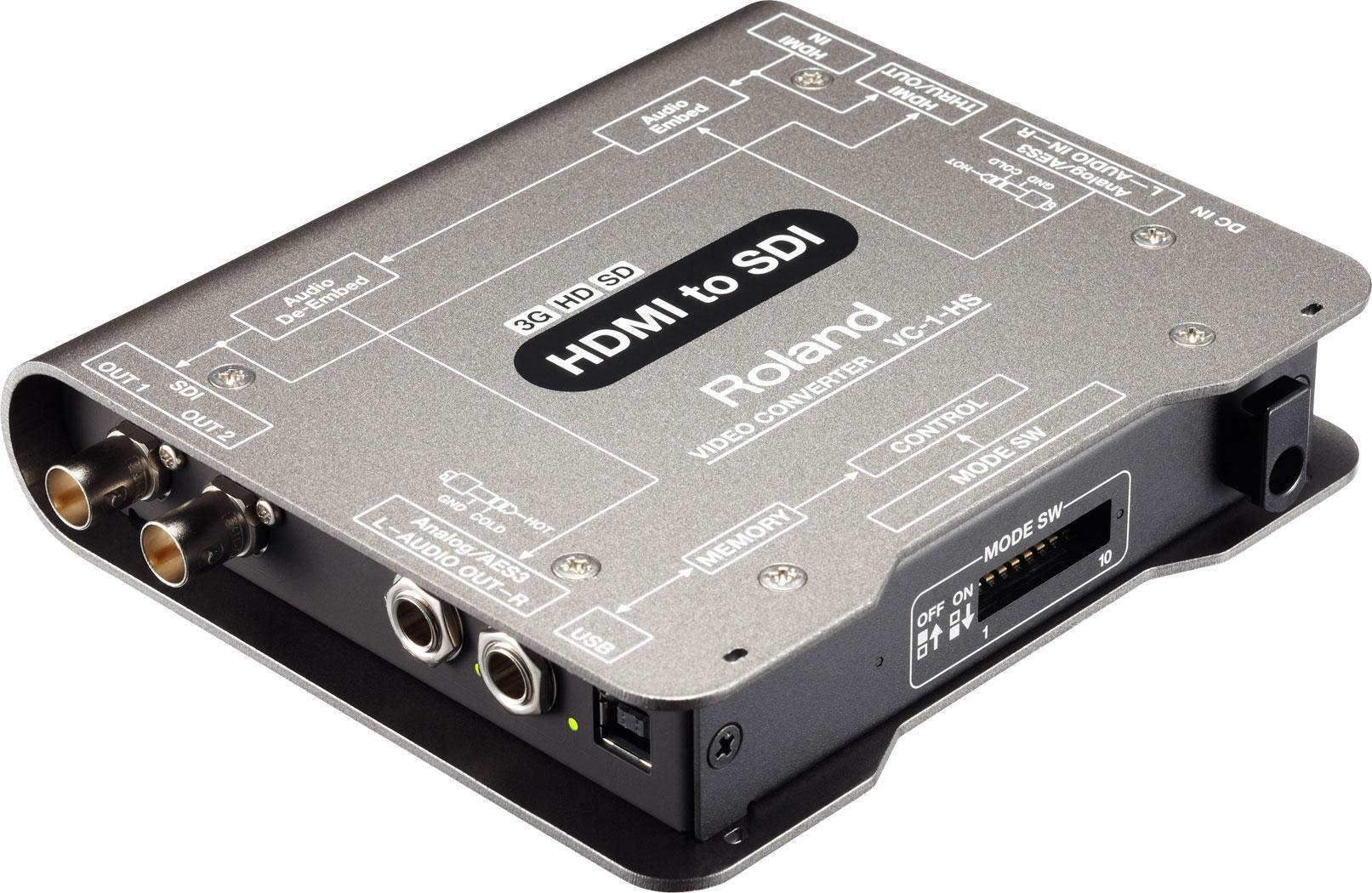 Roland V1-SDI ＋ Blackmagic SDI/HDMI 3個 Roland V1SDI Roland V-1SDI 3G-SDI 4-Channel HD Video