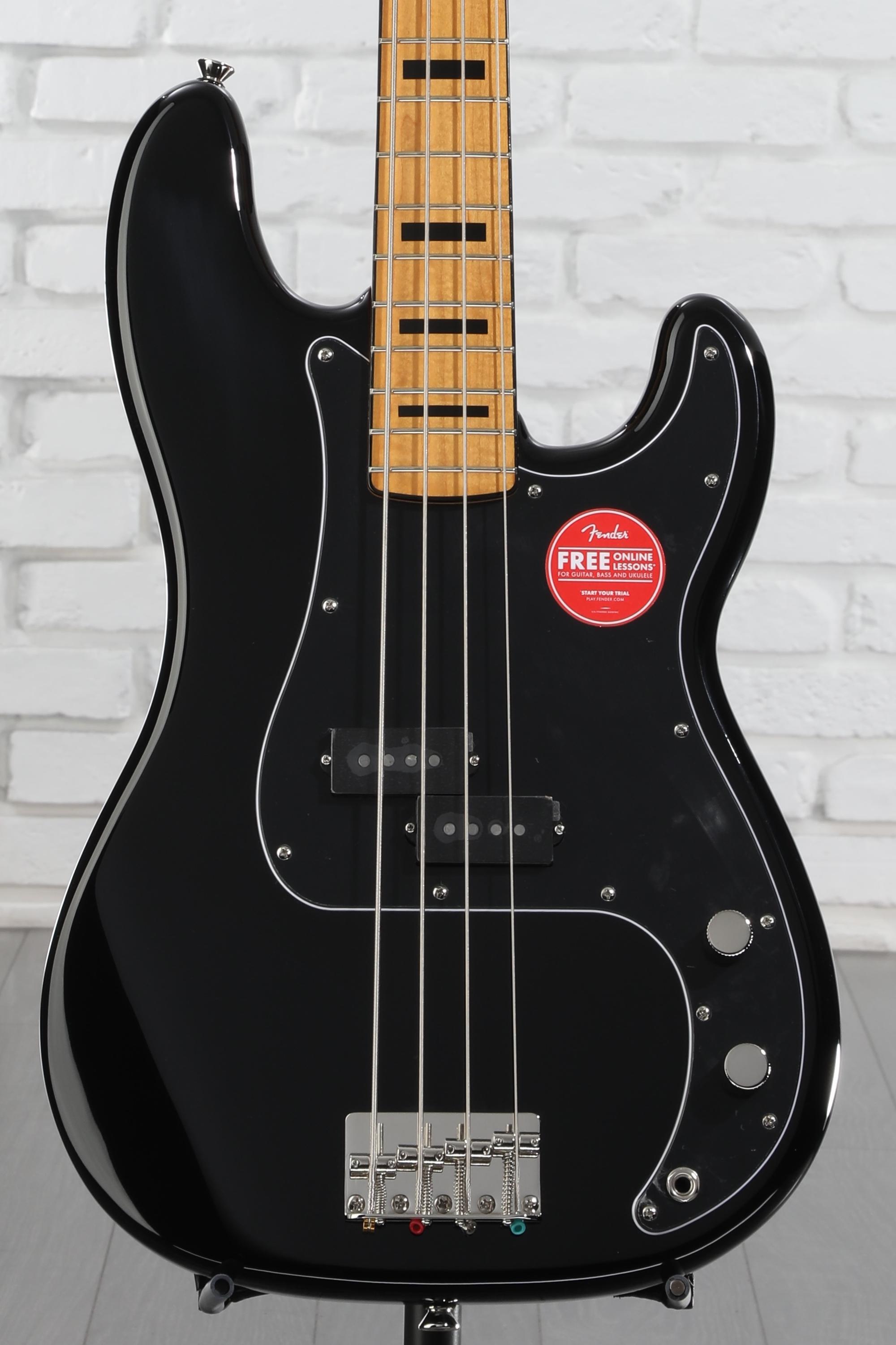 Squier Classic Vibe '70s Precision Bass - Black | Sweetwater