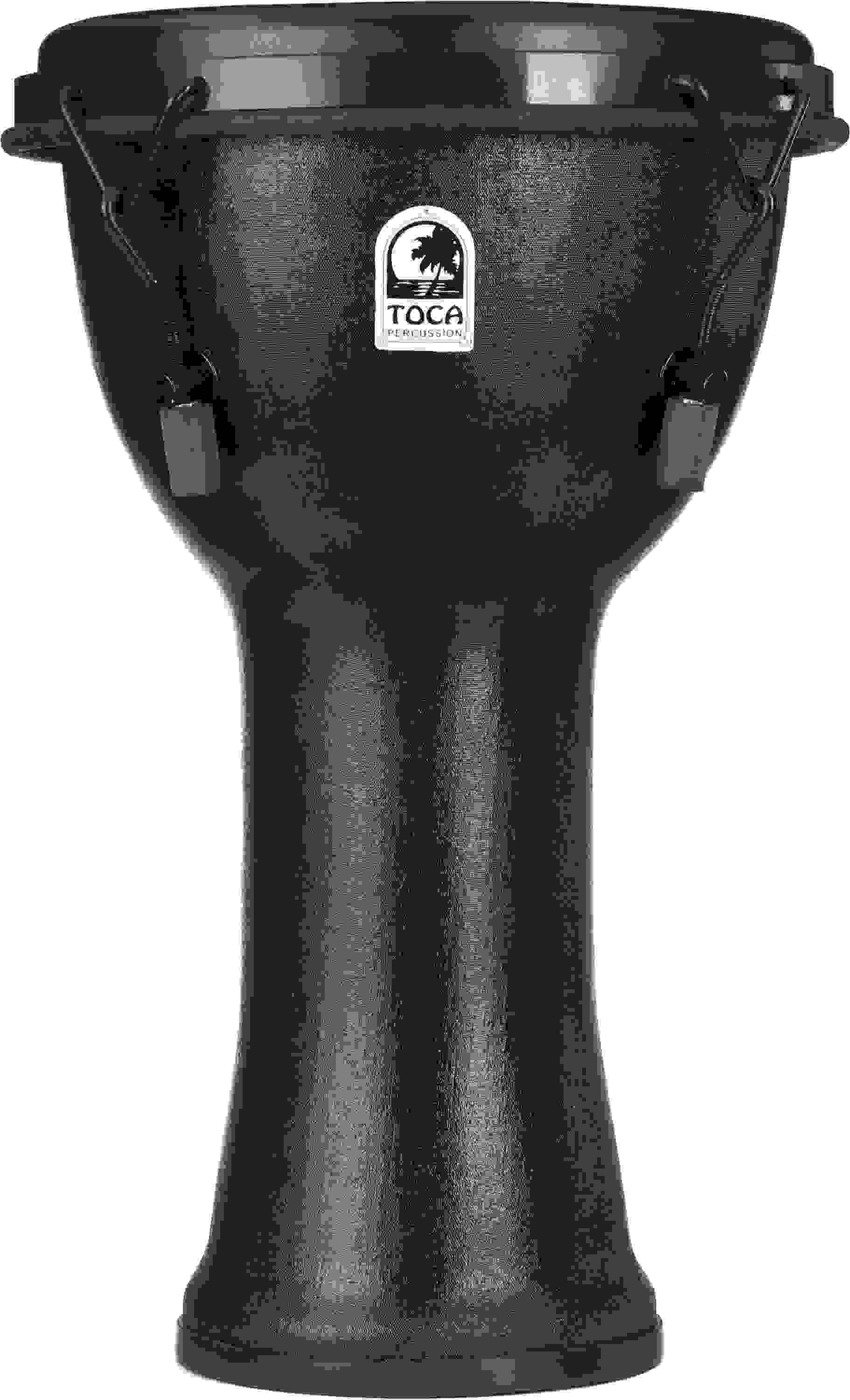 Toca Percussion Freestyle Mechanically Tuned Djembe - Black Mamba