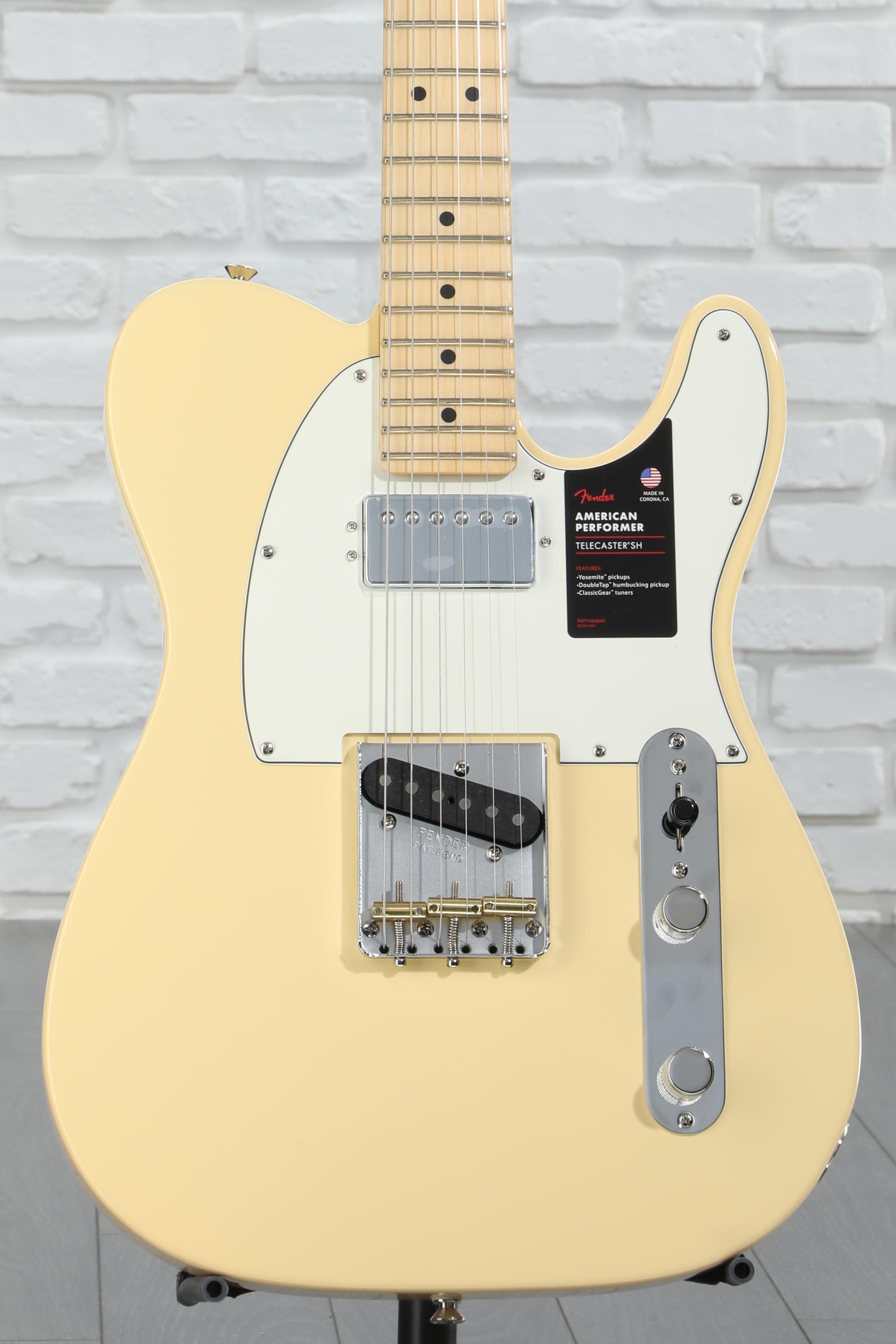 Fender American Performer Telecaster Hum - Vintage White