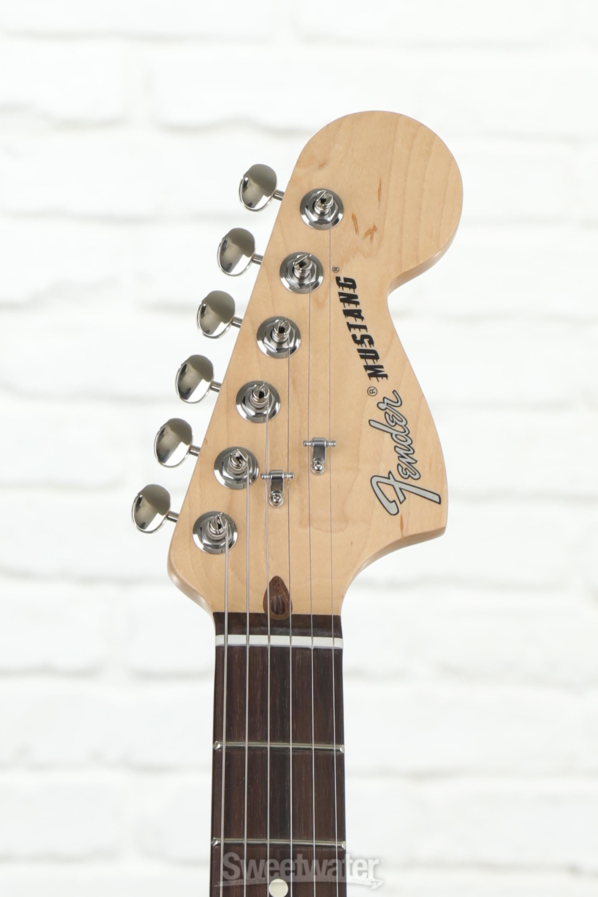 Fender American Performer Mustang - Satin Sonic Blue with Rosewood Fingerboard