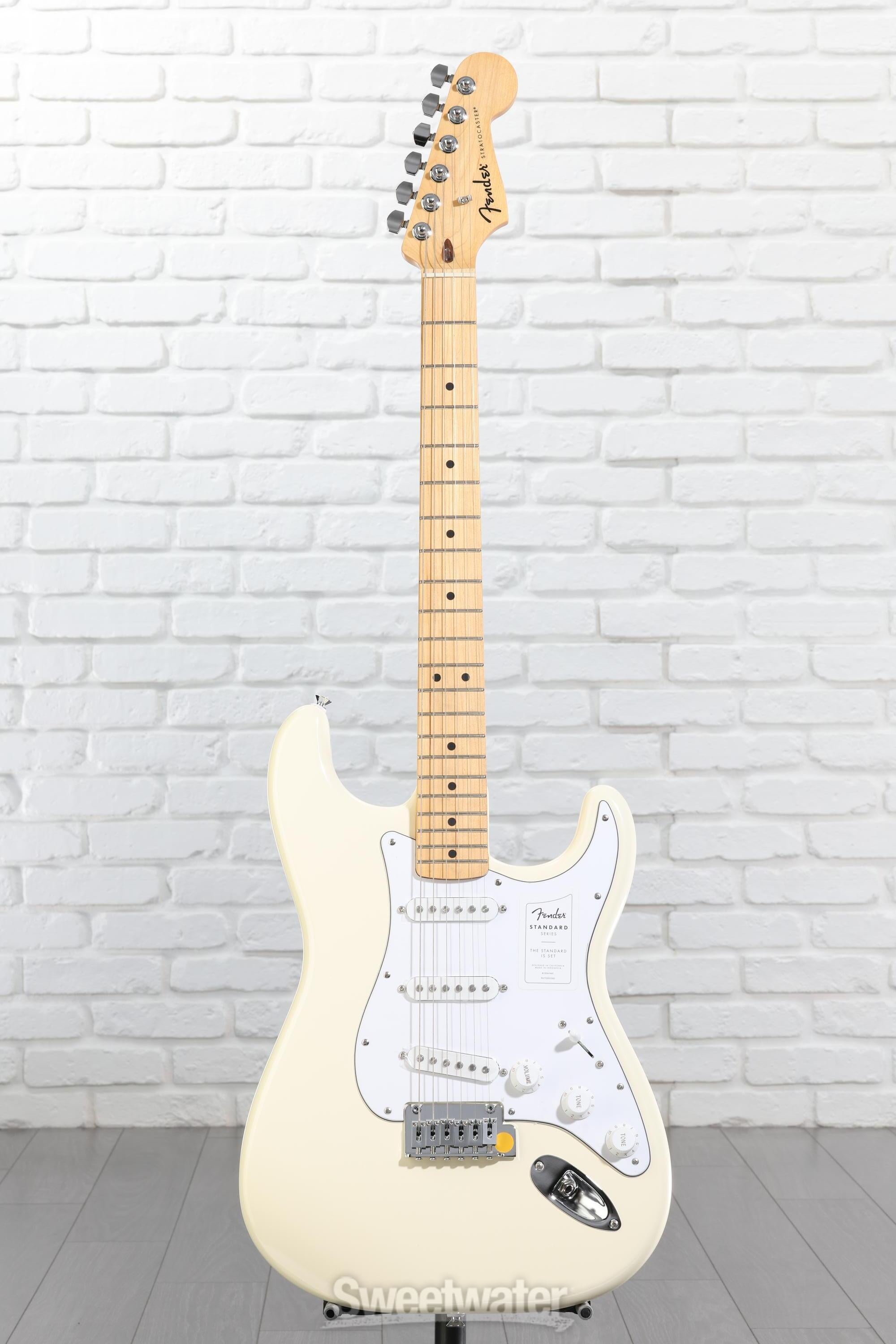 Fender Standard Stratocaster Electric Guitar - Olympic White