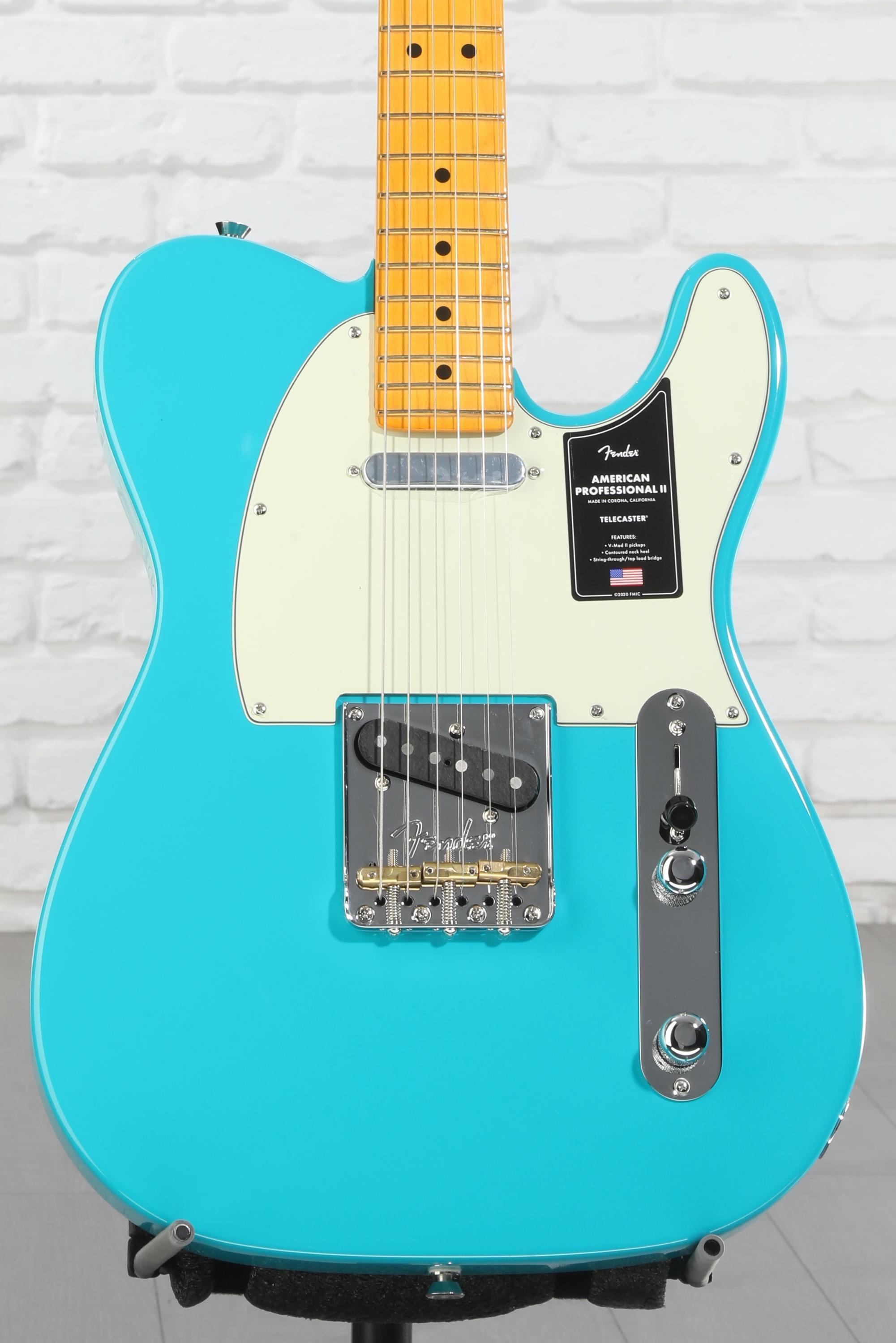 Fender American Professional II Telecaster - Miami Blue with Maple