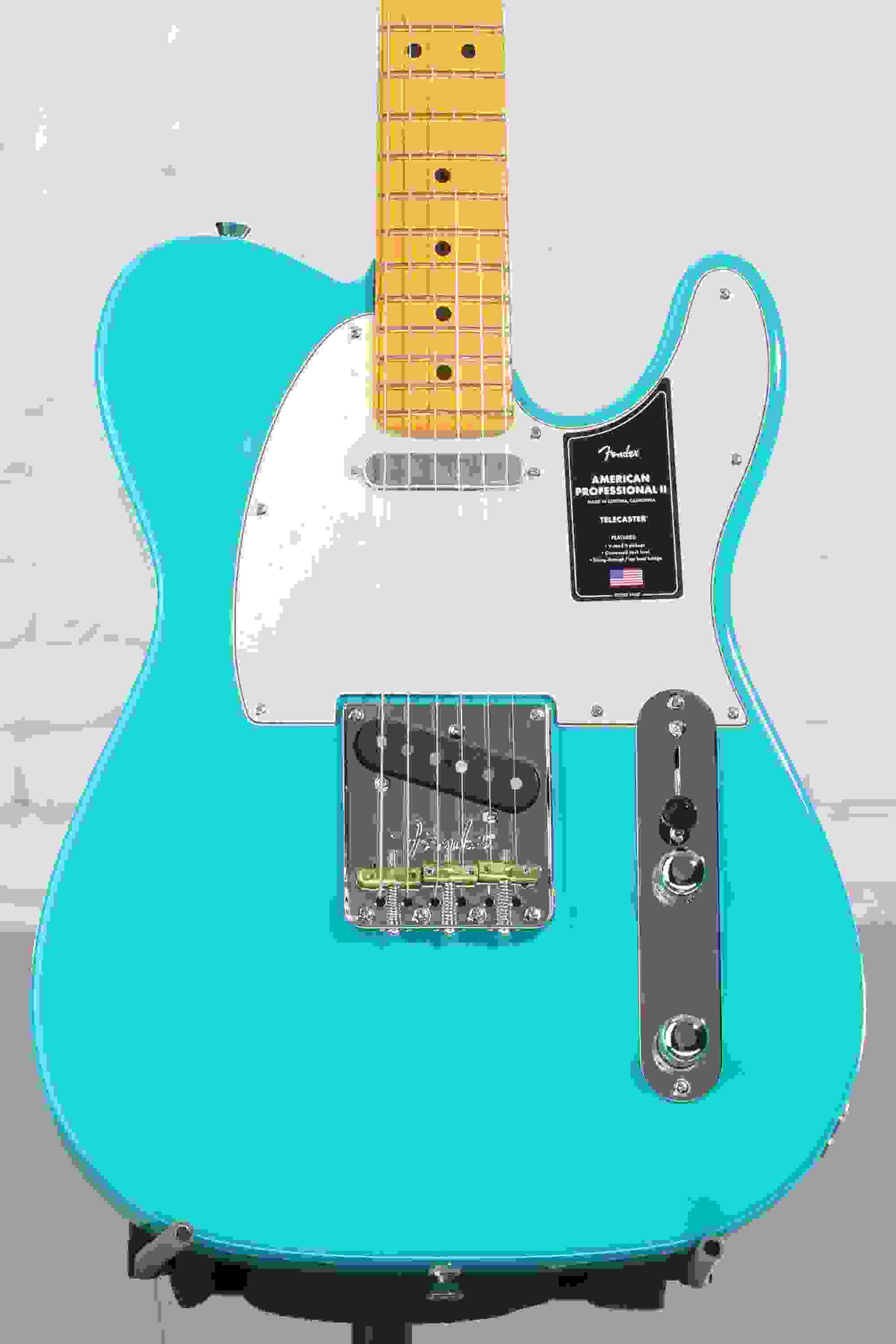 Fender American Professional II Telecaster - Miami Blue with Maple Fingerboard