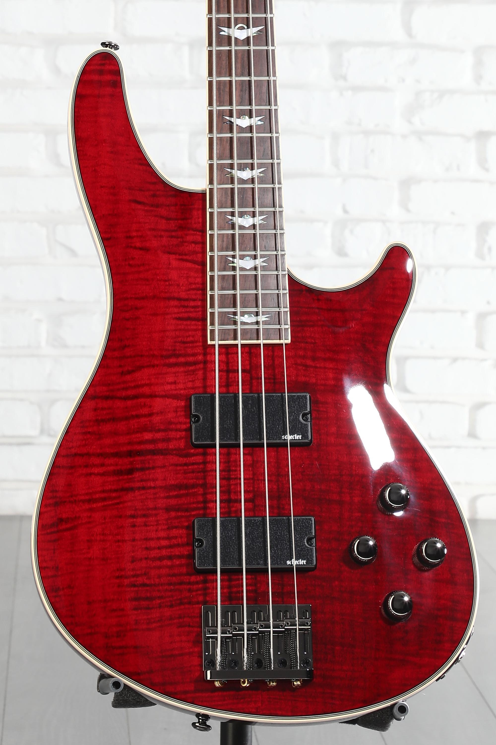 Schecter Omen Extreme-4 Bass Guitar - Black Cherry Reviews