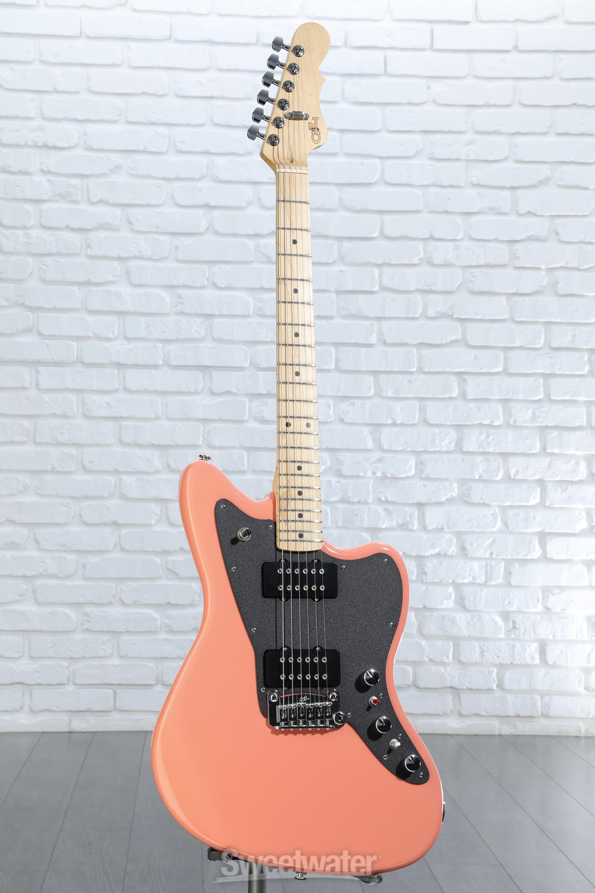 G&L CLF Research Doheny V12 Electric Guitar - Sunset Coral
