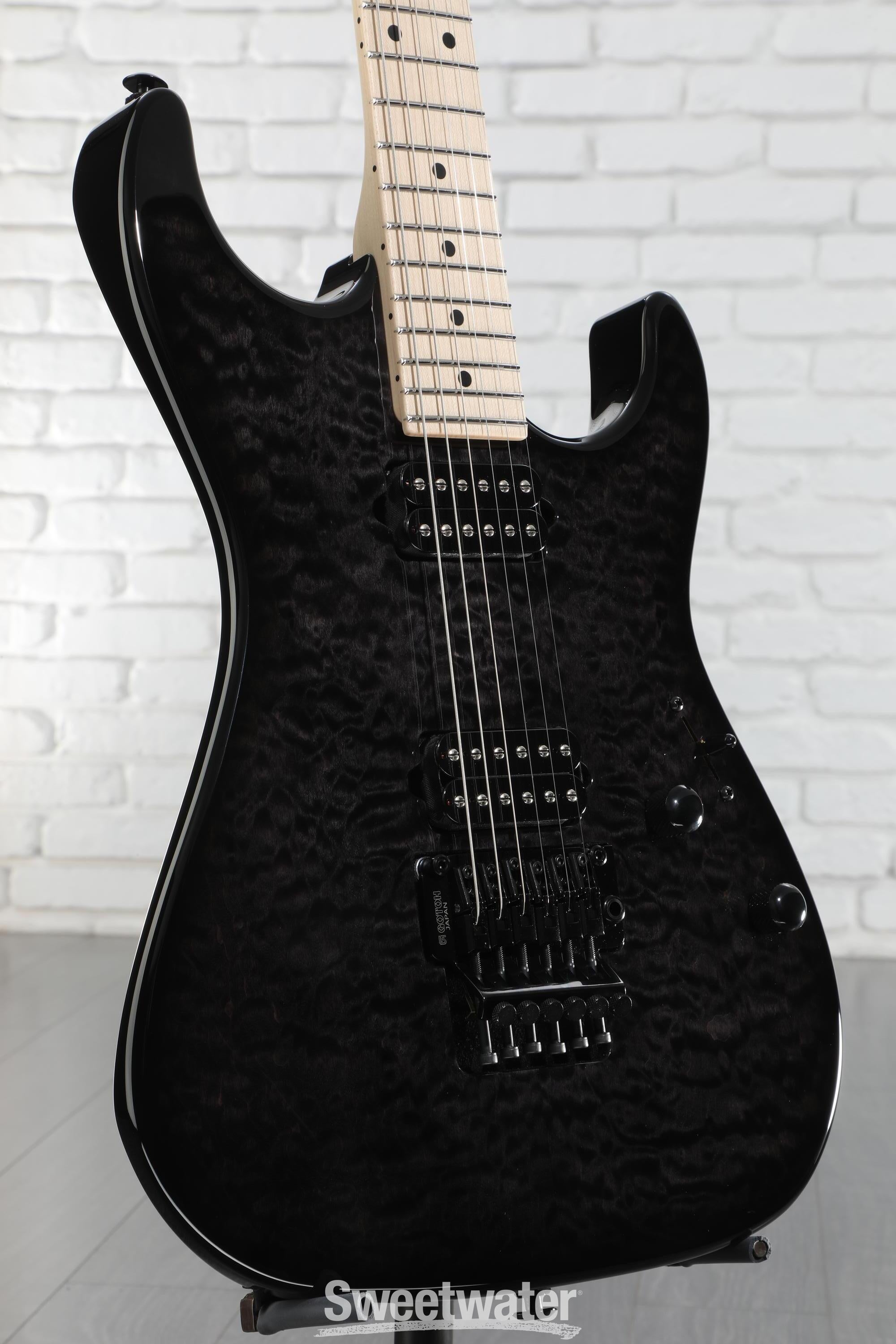 Suhr Standard Electric Guitar - Trans Black Thin Burst with