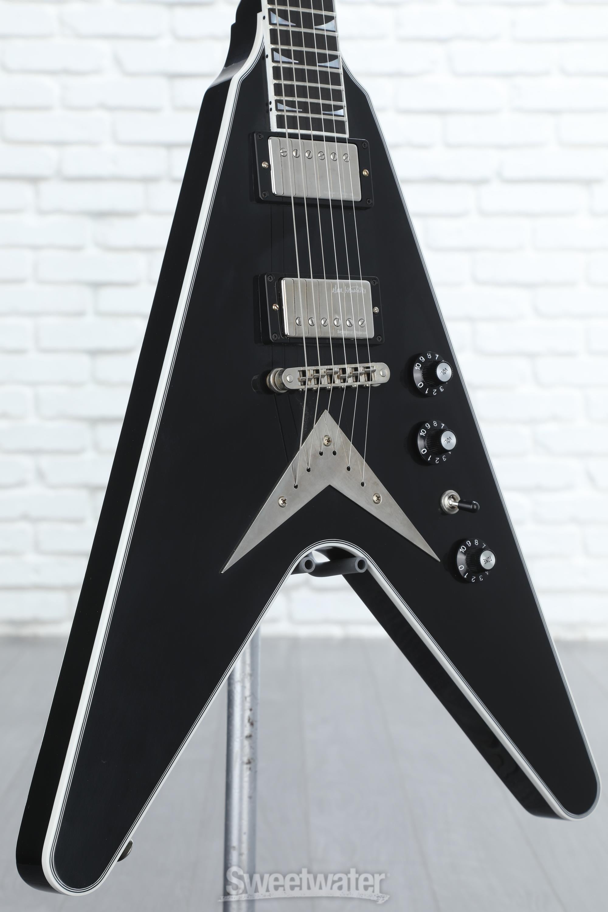 Gibson Dave Mustaine Flying V EXP ストラップ付 Gibson Dave Mustaine Flying V EXP Electric Guitar Silver