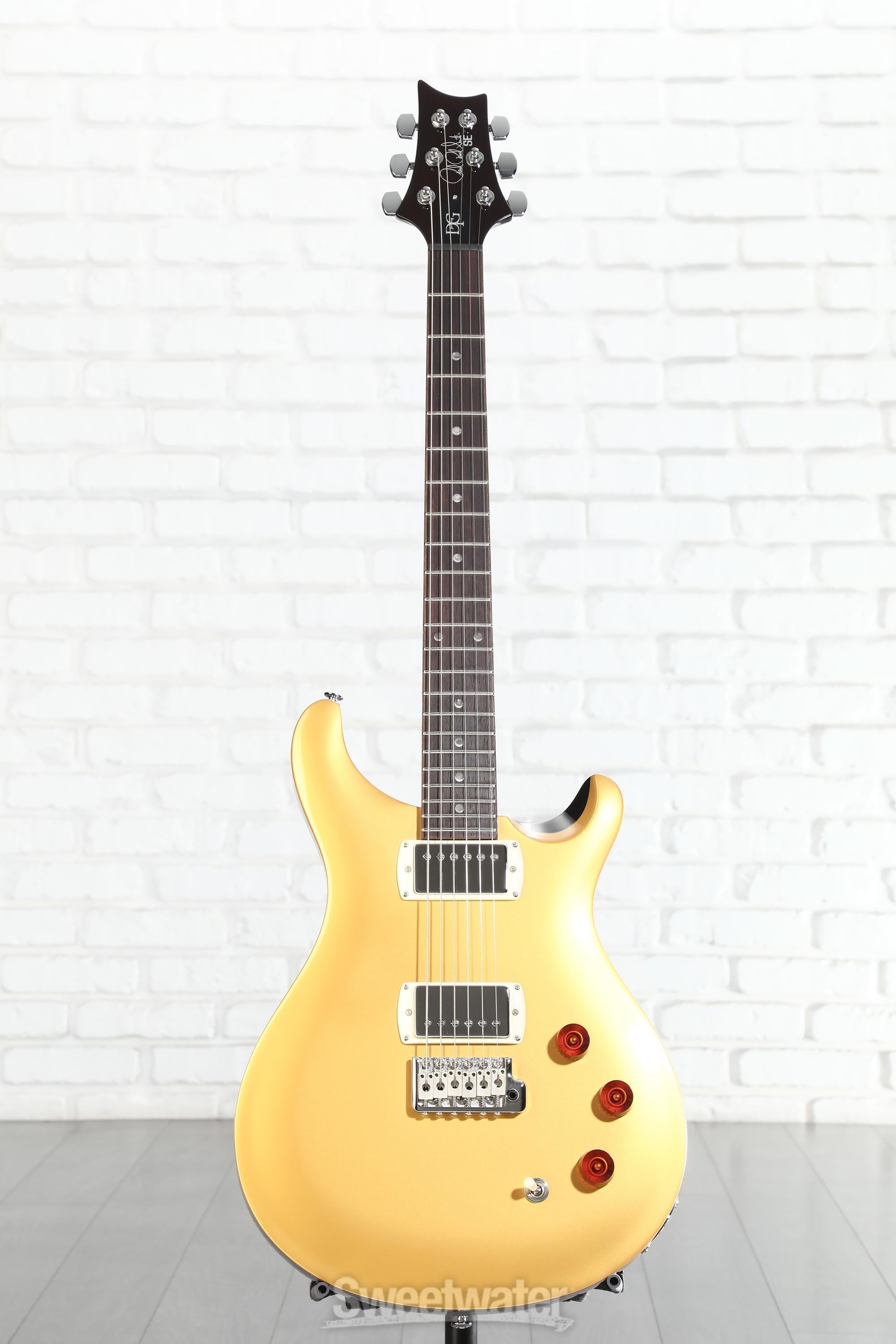 PRS SE DGT David Grissom Solidbody Electric Guitar - Gold Top