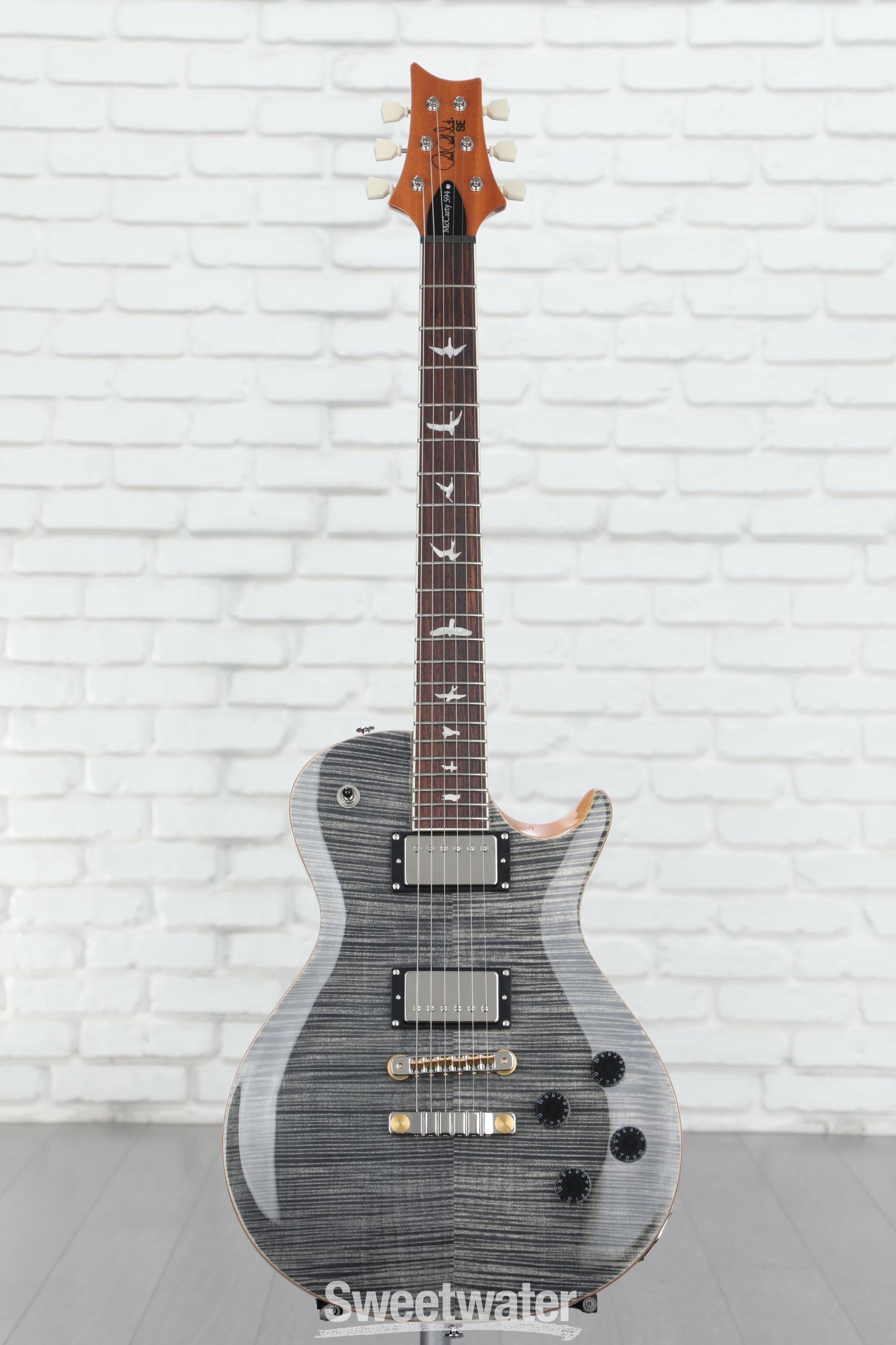 PRS SE McCarty 594 Singlecut Electric Guitar - Charcoal | Sweetwater