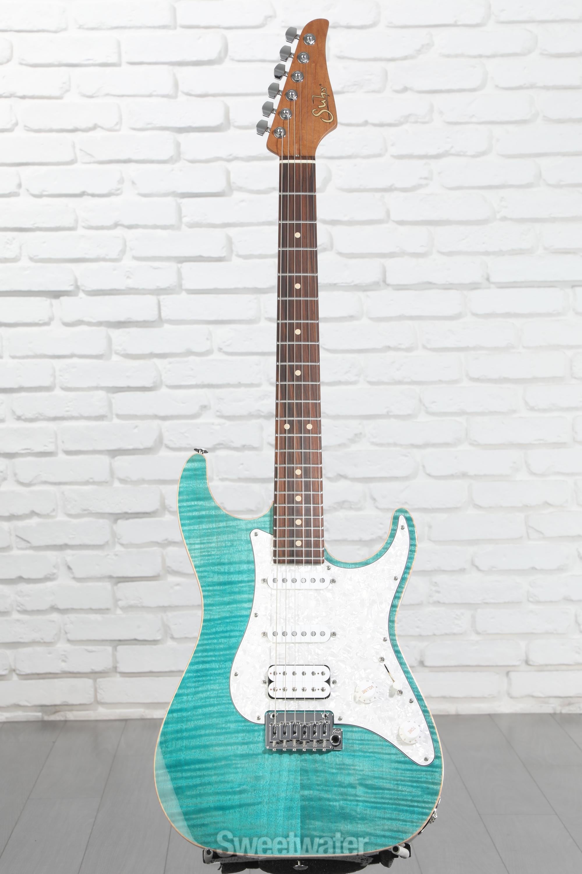 Suhr Standard Plus Electric Guitar - Bahama Blue with Pau Ferro